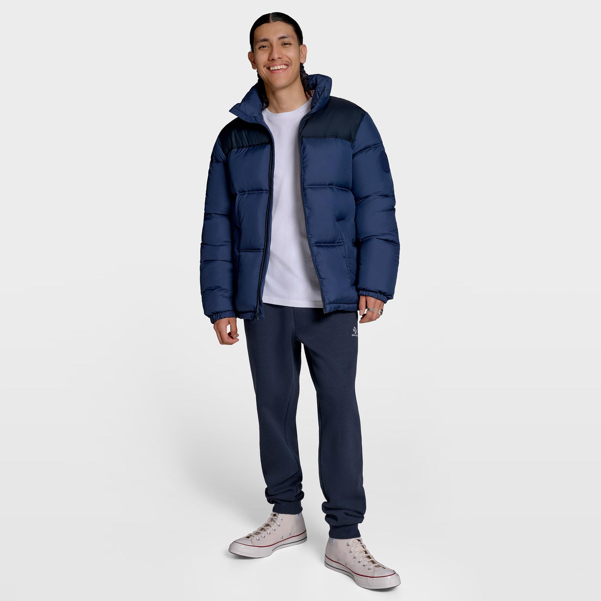 Converse Erkek Lacivert Puffer Mont