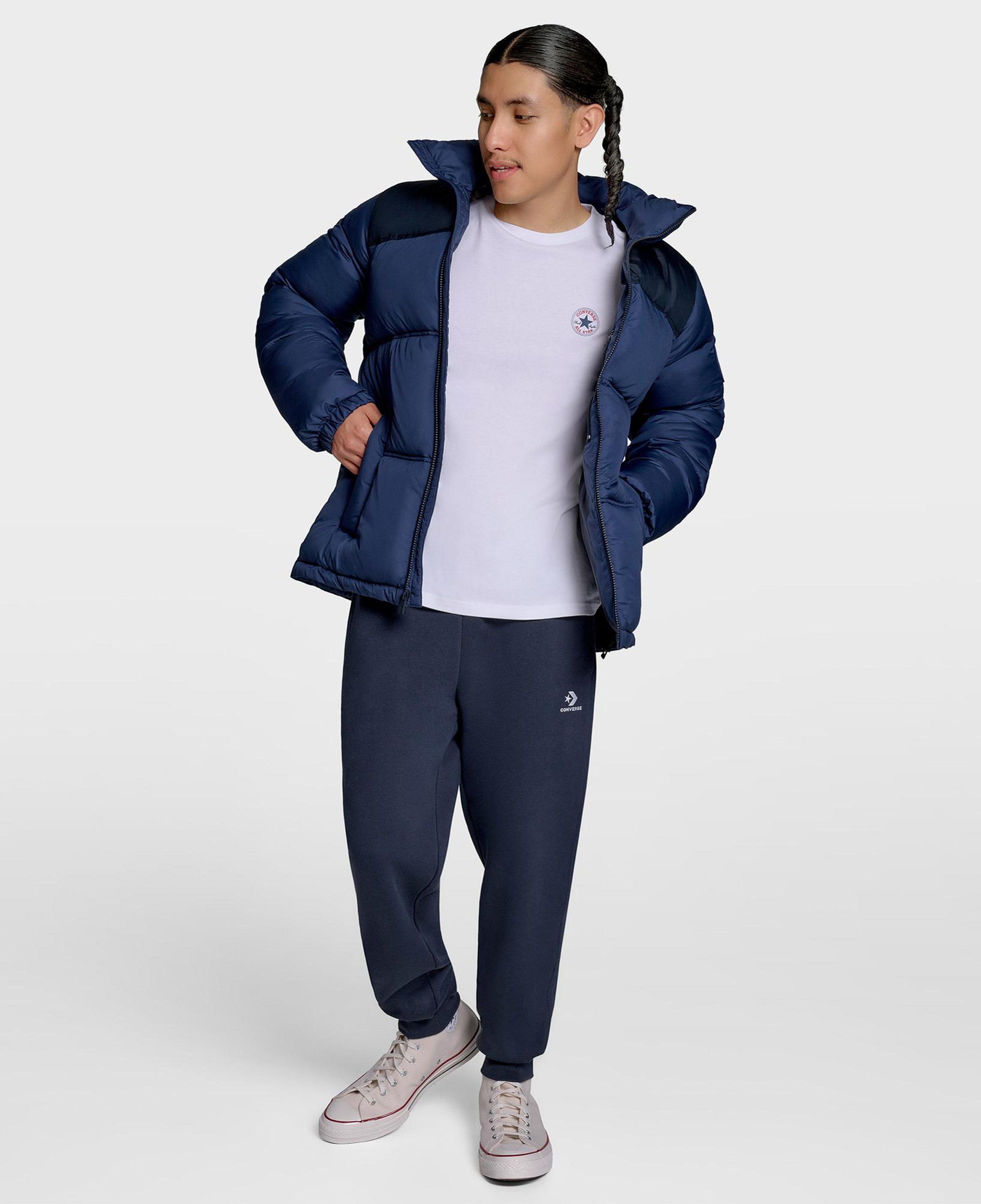 Converse Erkek Lacivert Puffer Mont