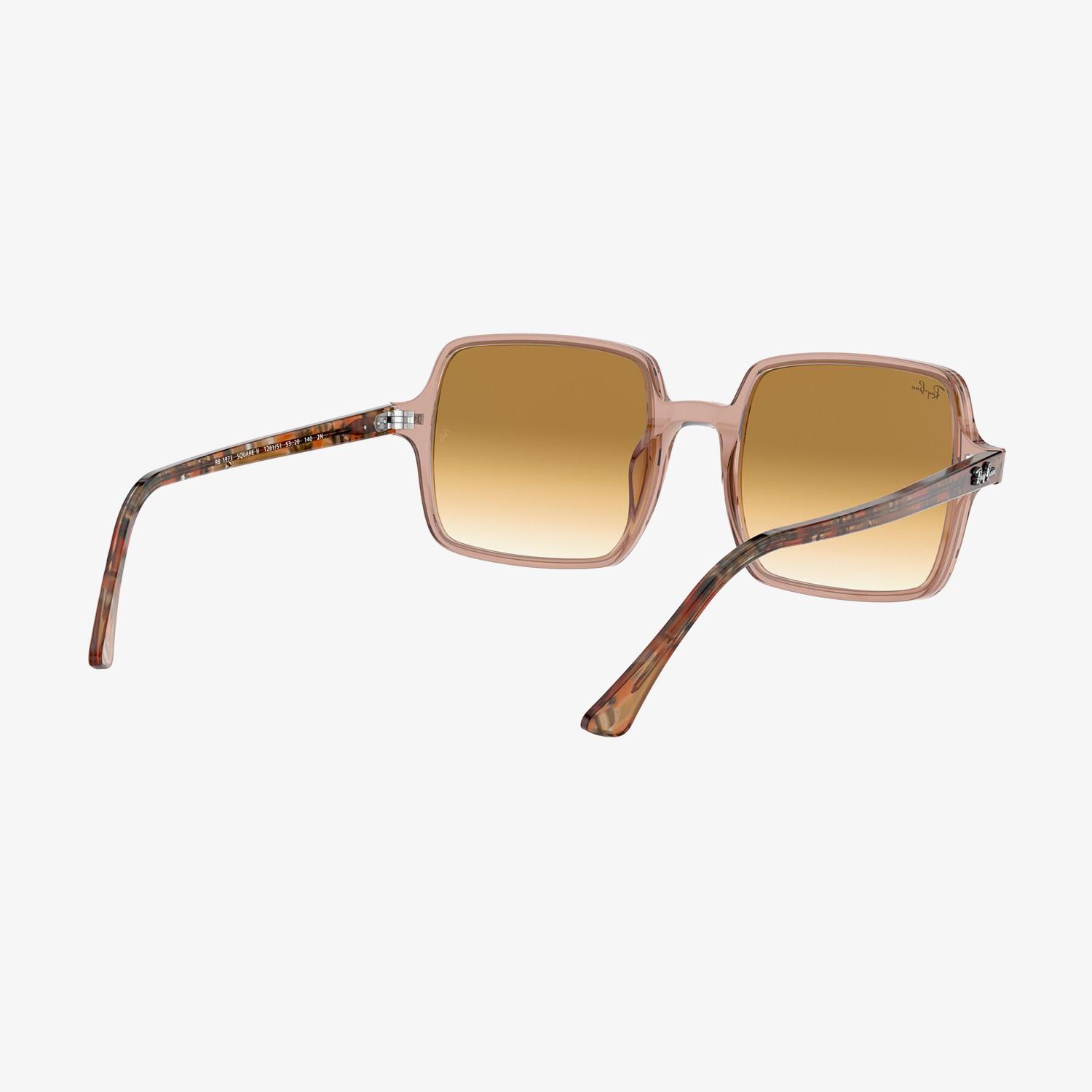 RAY-BAN 0RB1973 Square II Kadın Light Kahverengi Havana Güneş Gözlüğü