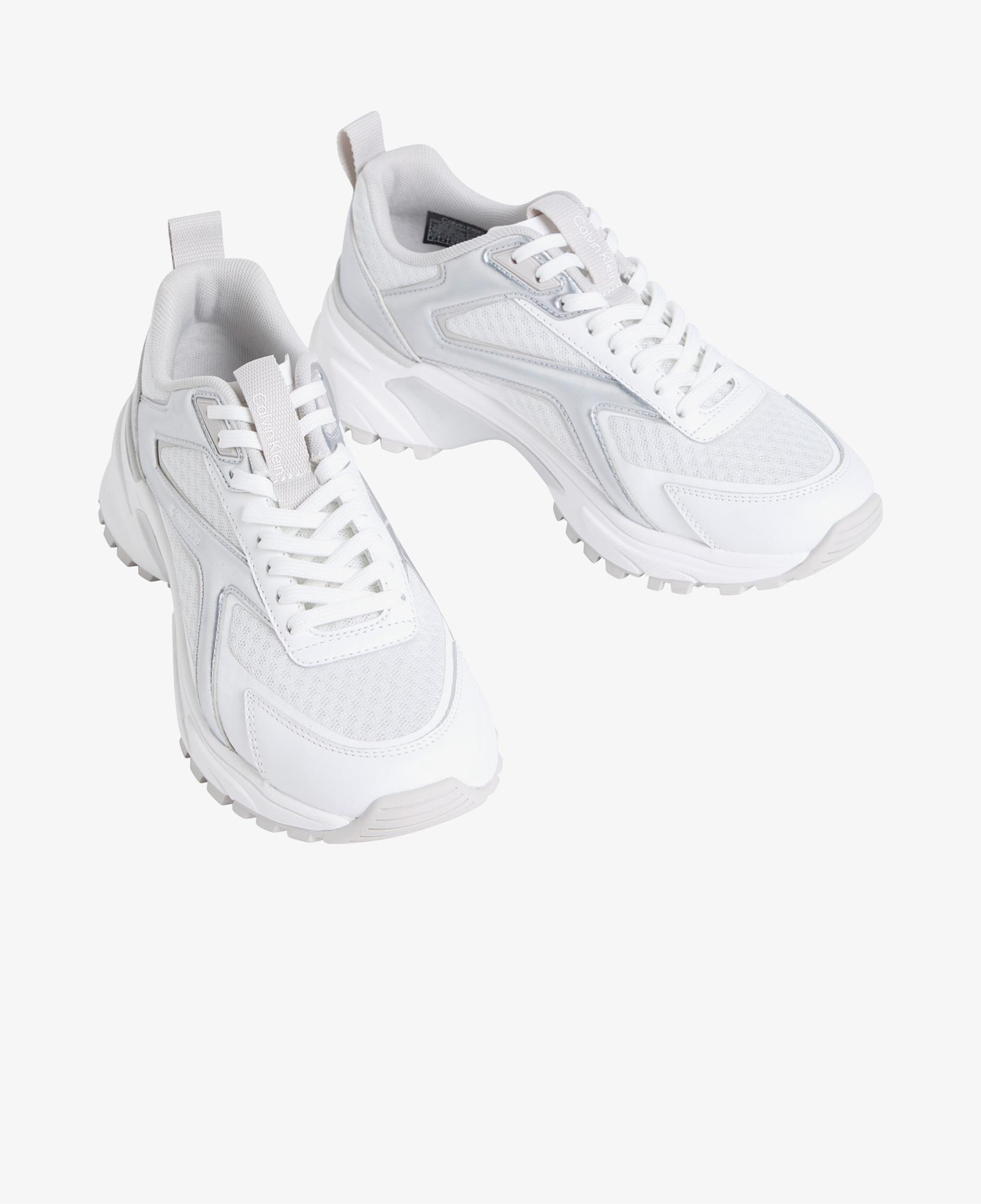 Calvin Klein Hike Run Stripe Mesh Kadın Beyaz Sneaker