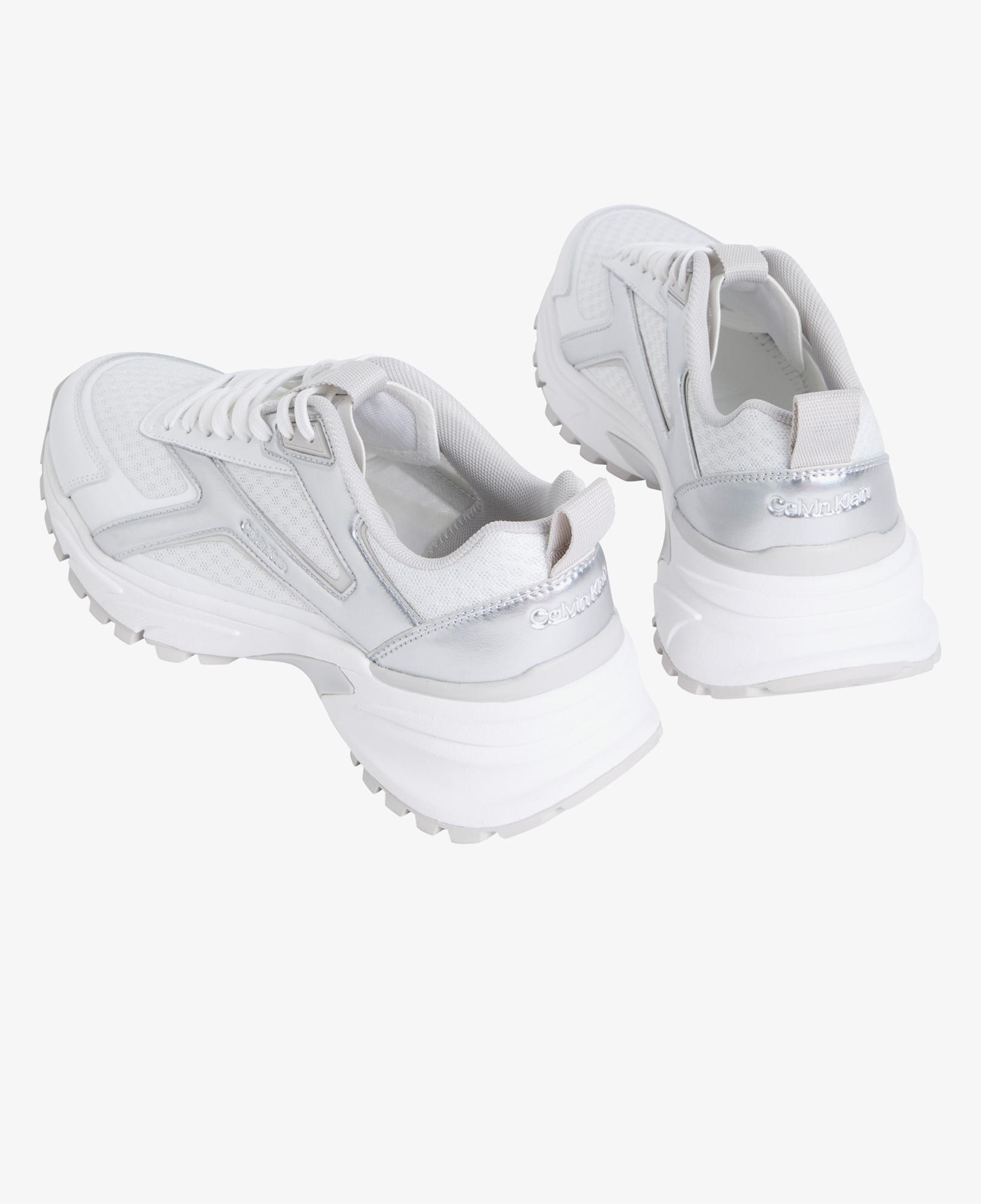 Calvin Klein Hike Run Stripe Mesh Kadın Beyaz Sneaker