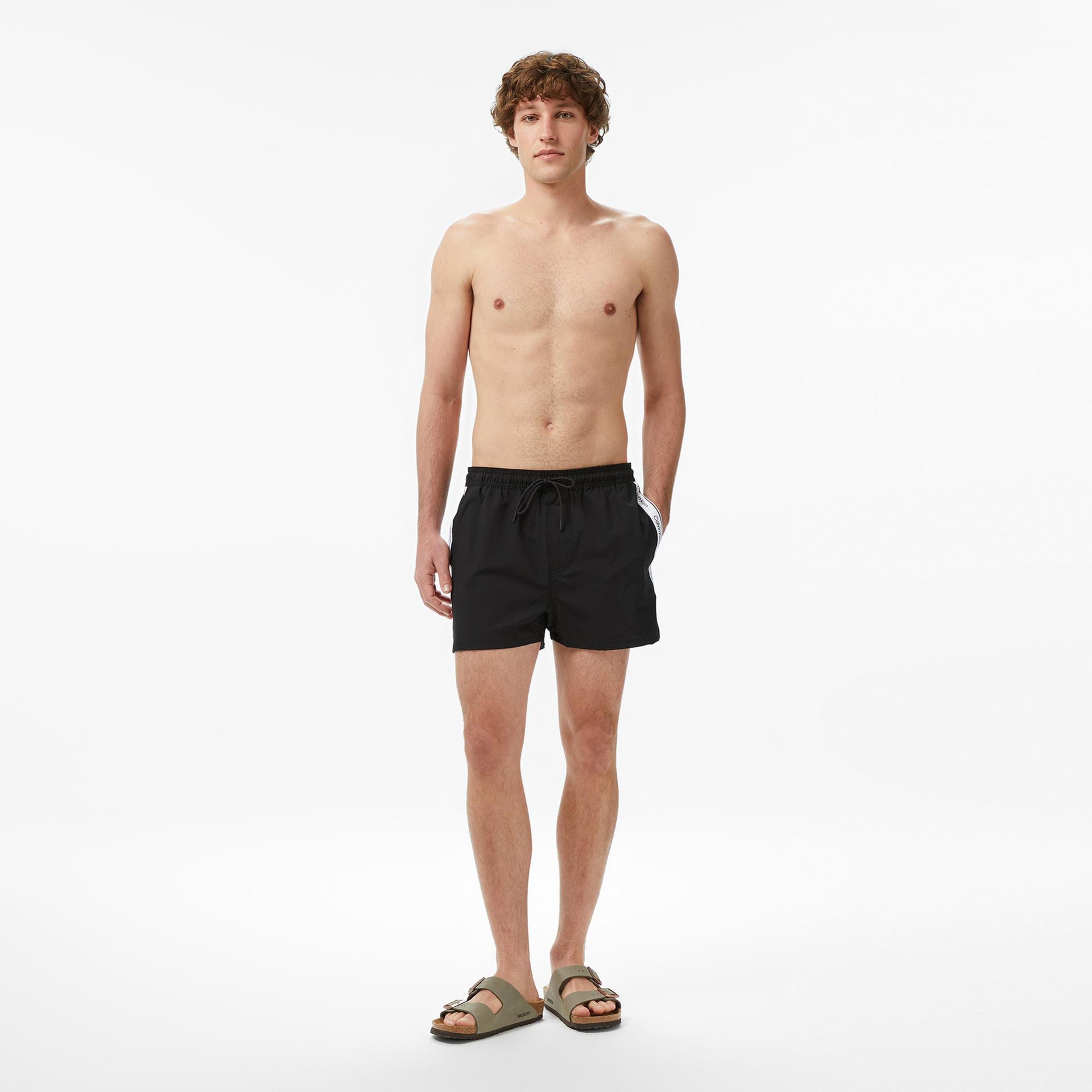 Calvin Klein Short Drawstring Erkek Siyah Deniz Şortu