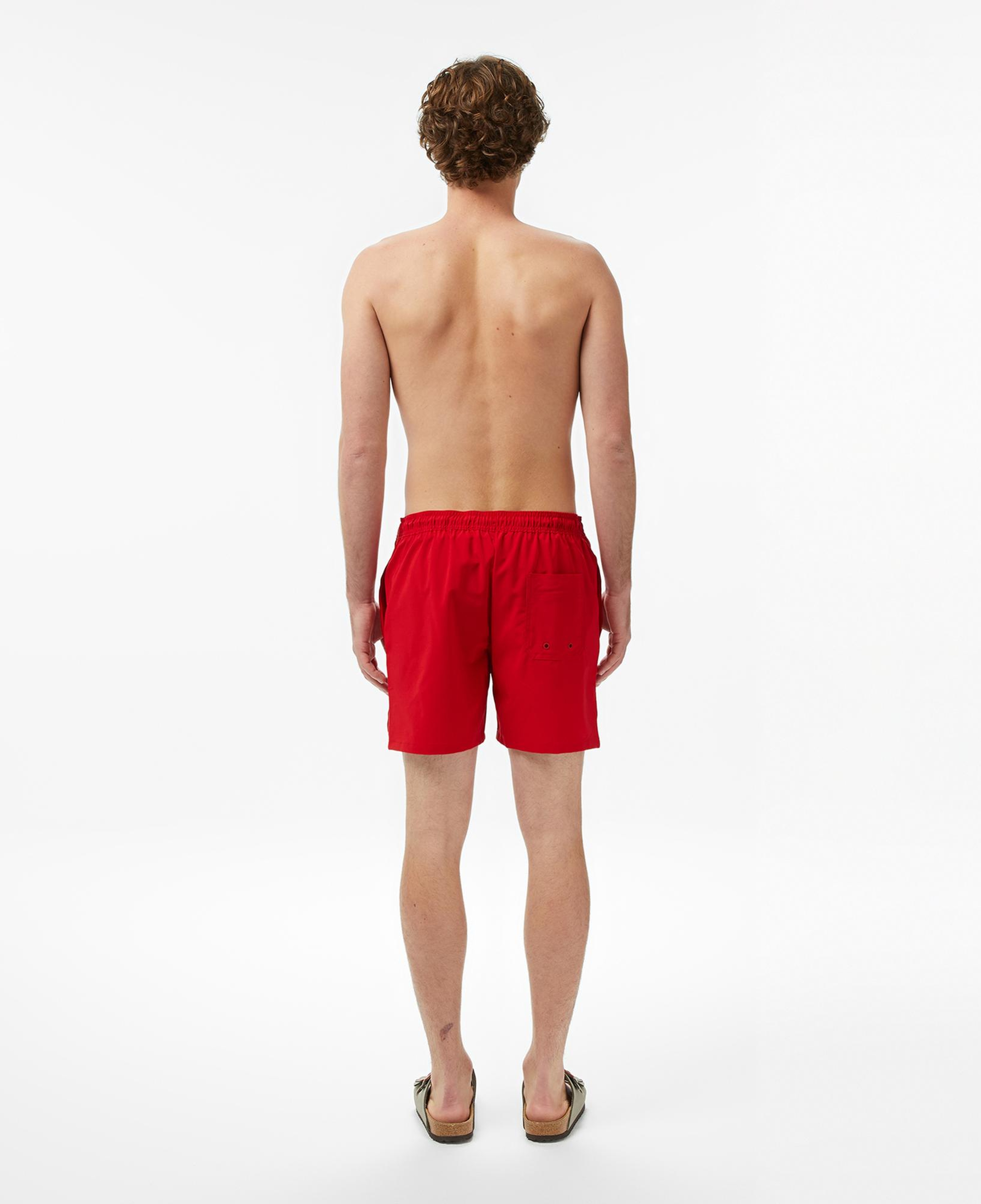 Calvin Klein Short Drawstring Erkek Kırmızı Deniz Şortu