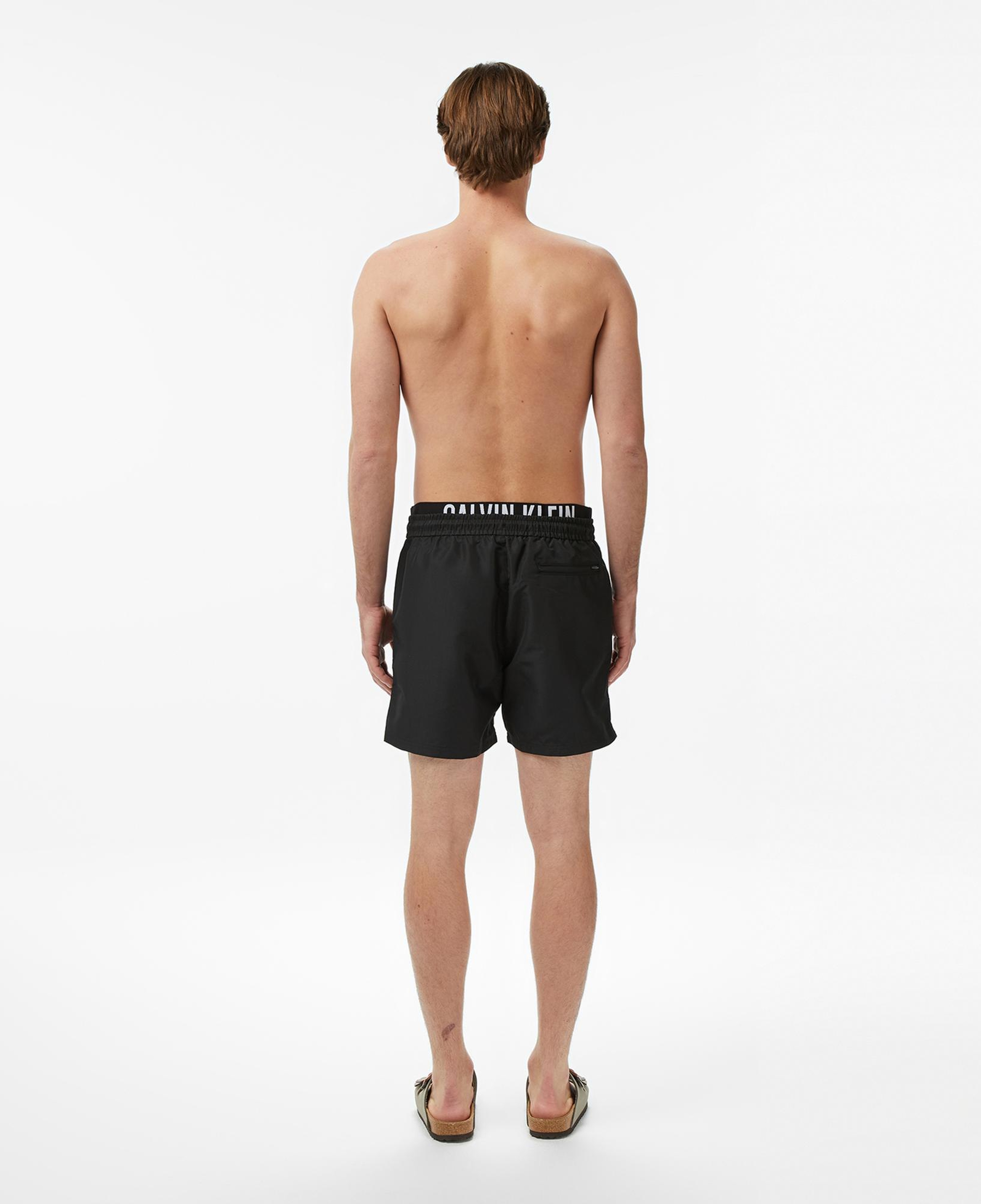 Calvin Klein Medium Drawstring Erkek Siyah Deniz Şortu