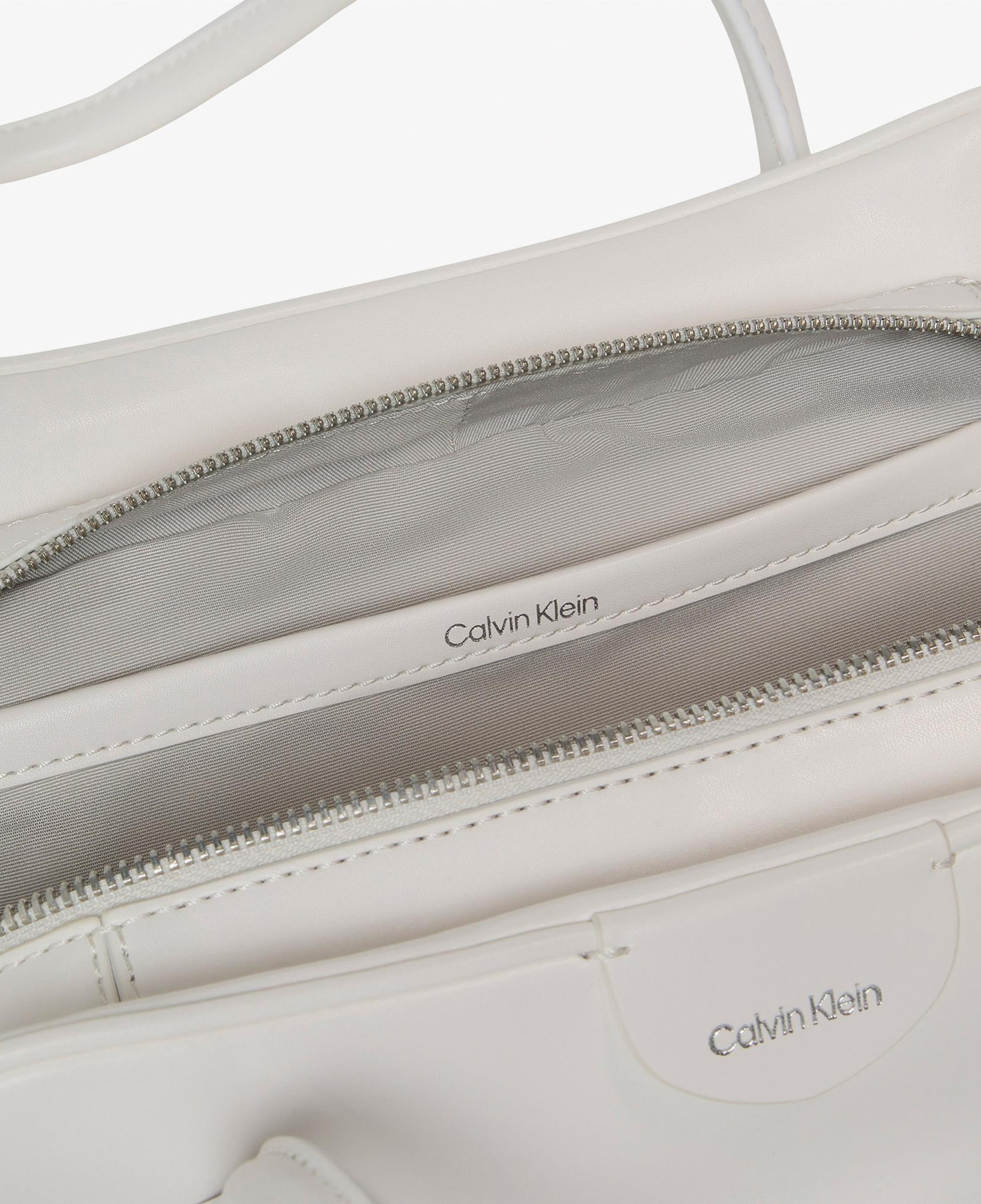 Calvin Klein Emblem Trio Shoulder Kadın Beyaz Çapraz Çanta