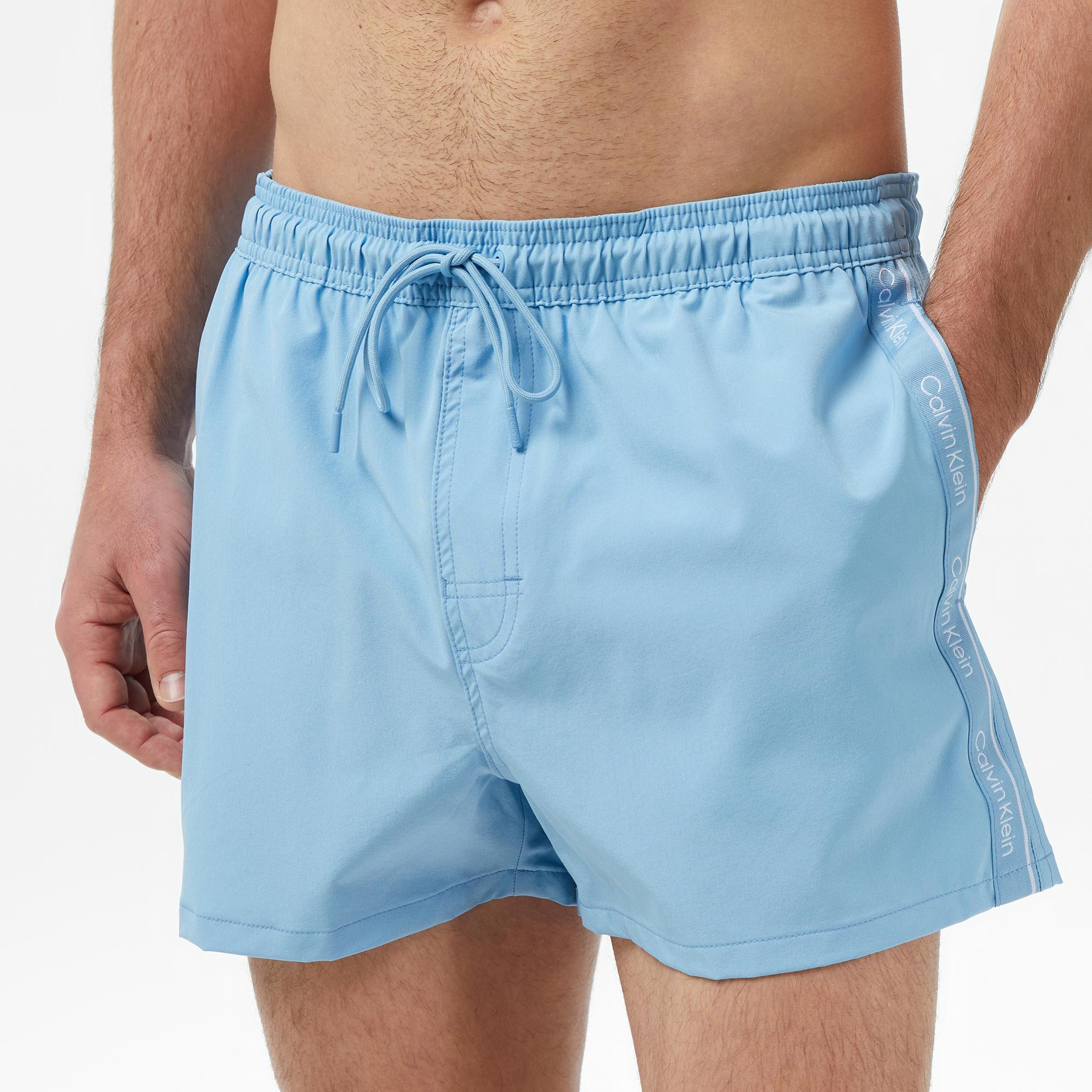 Calvin Klein Short Drawstring Erkek Mavi Deniz Şortu