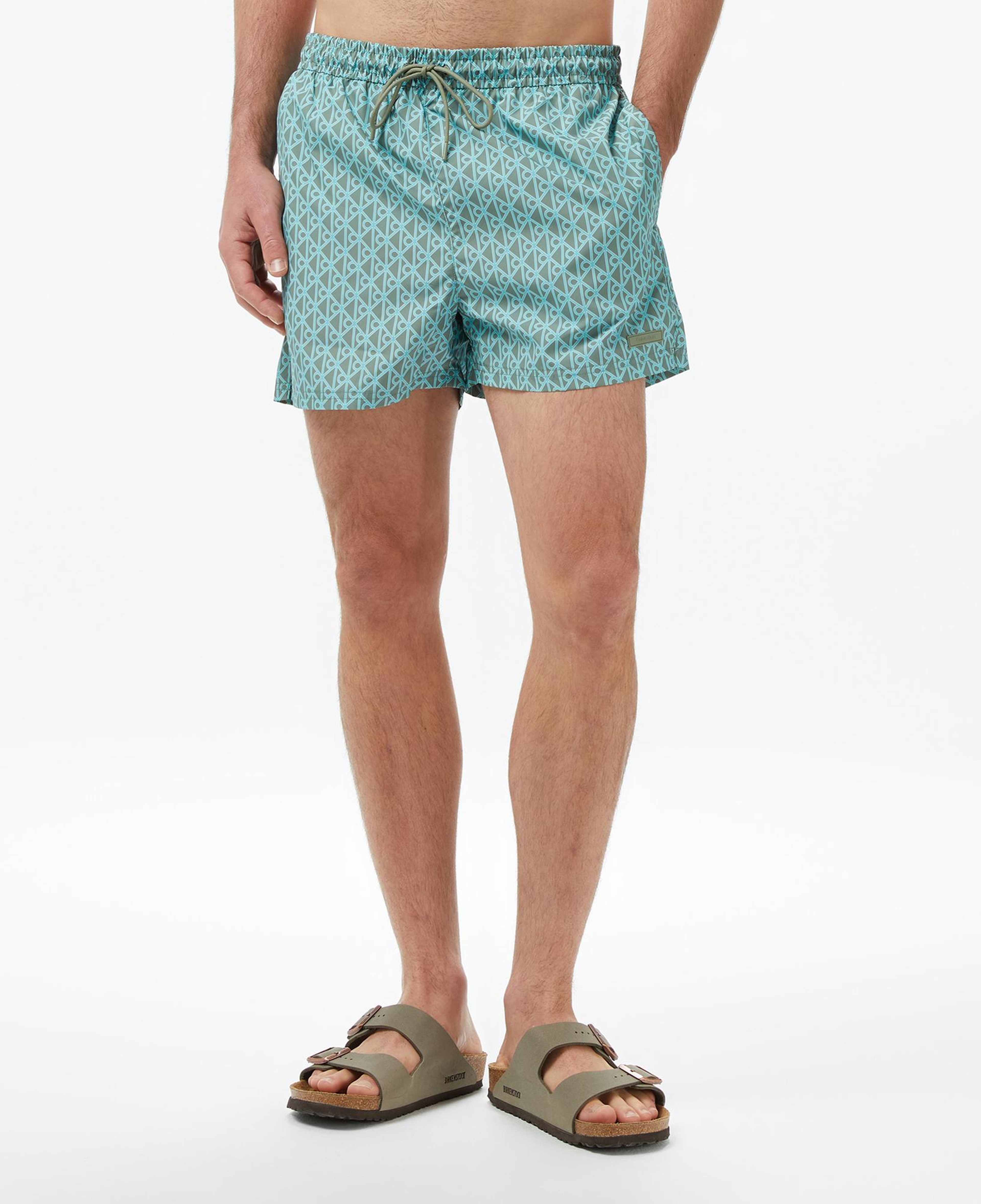 Calvin Klein Short Drawstring Covered Erkek Yeşil Deniz Şortu