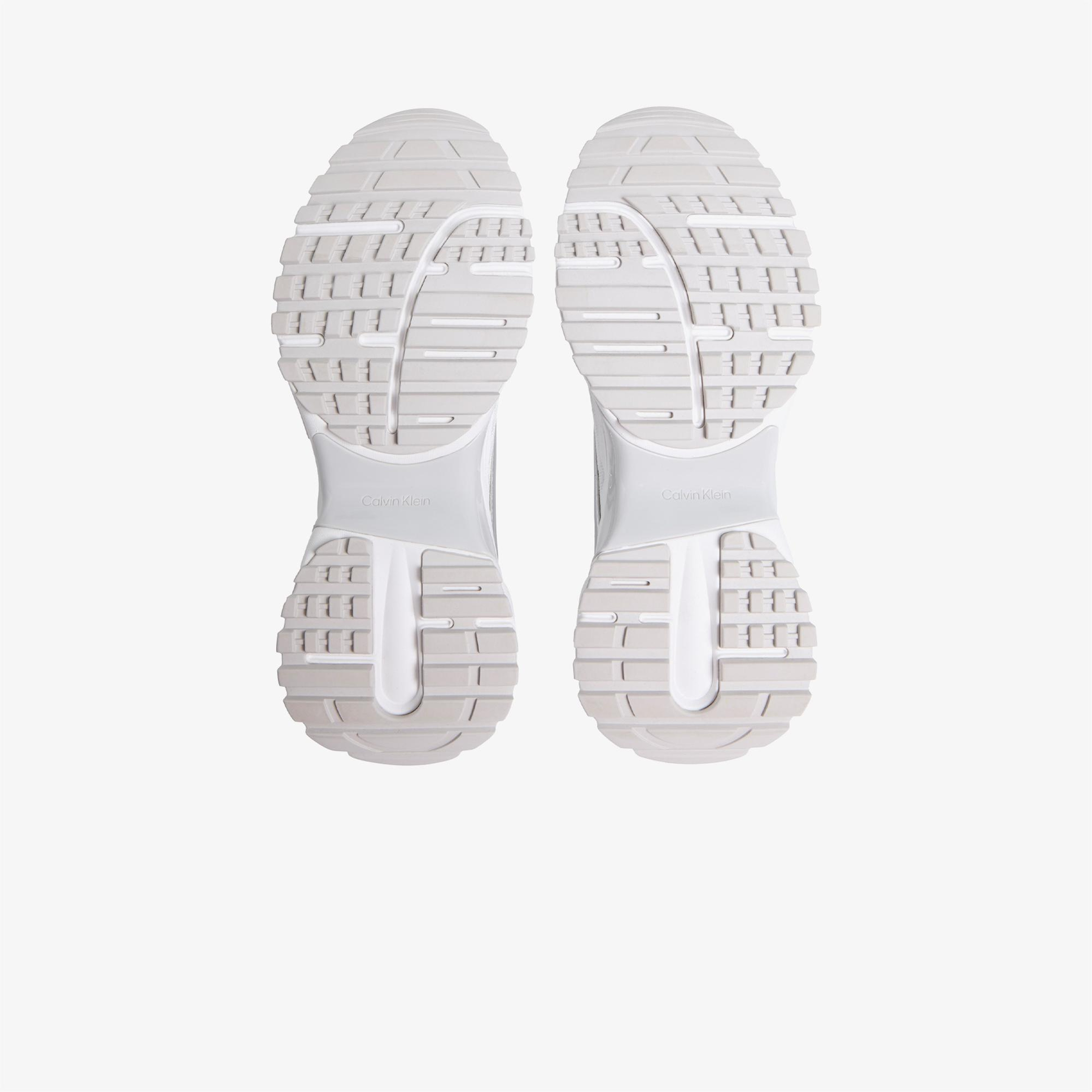 Calvin Klein Hike Run Stripe Mesh Kadın Beyaz Sneaker