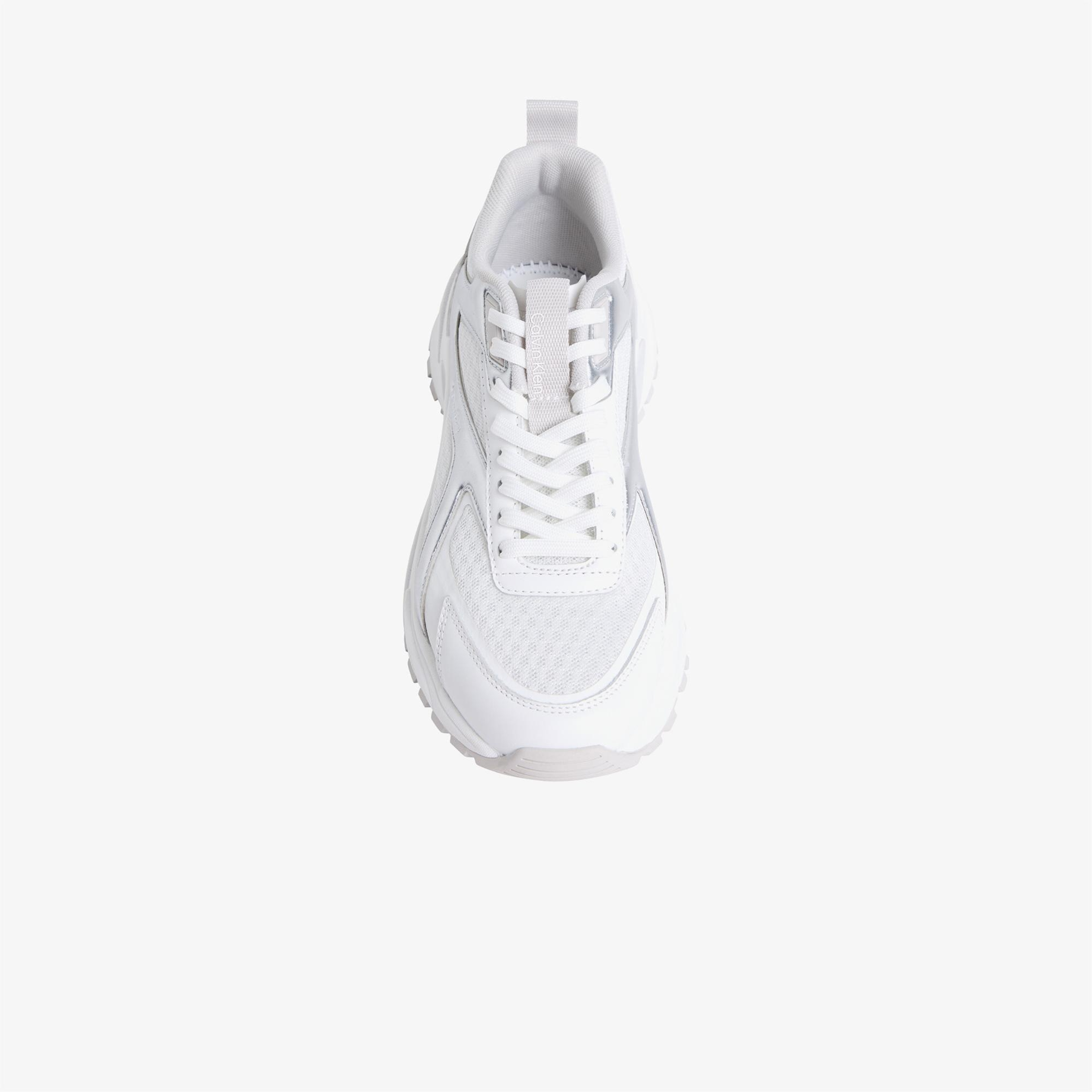 Calvin Klein Hike Run Stripe Mesh Kadın Beyaz Sneaker
