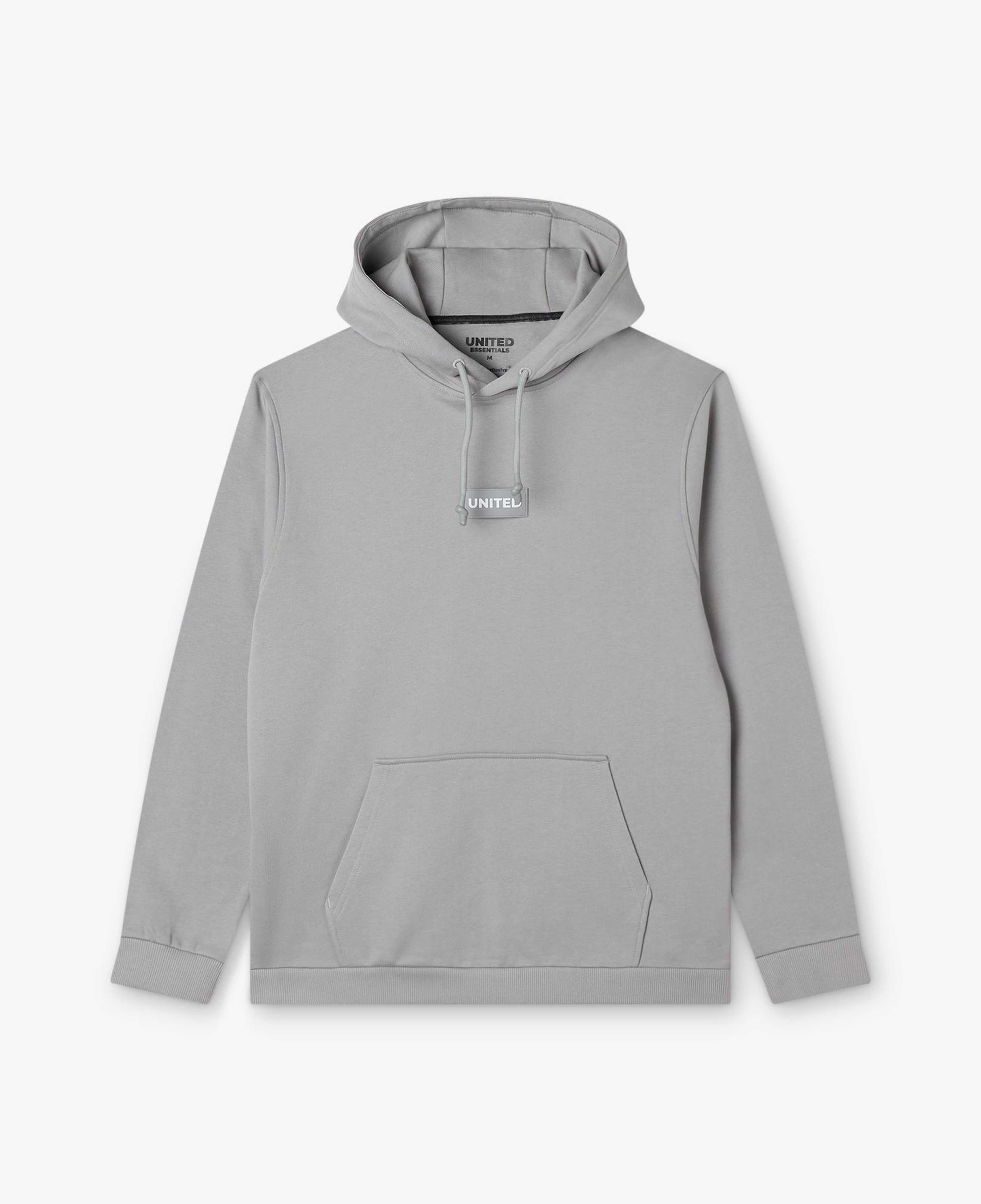 UNITED4 Classic Erkek Gri Hoodie