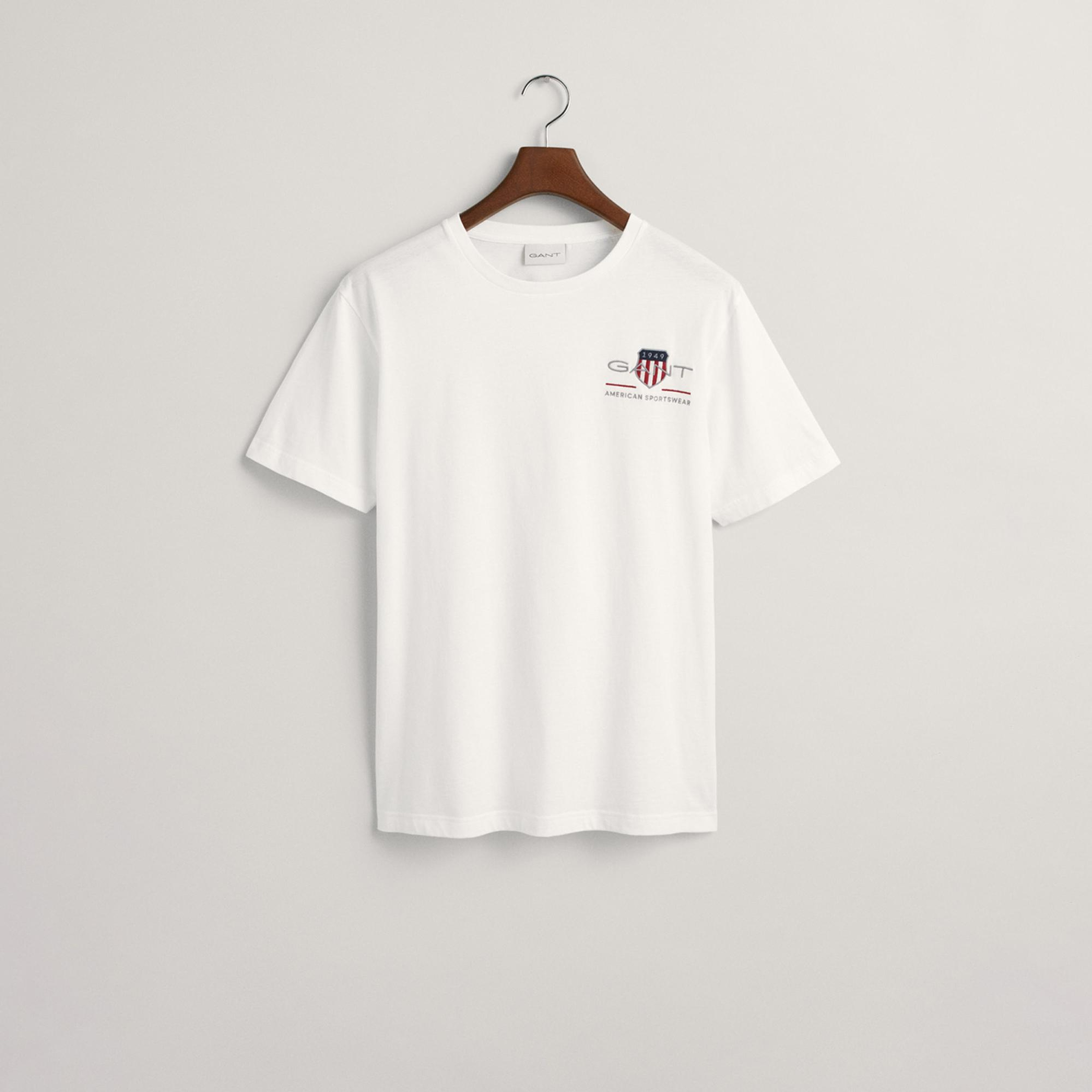 Gant Erkek Beyaz T-Shirt