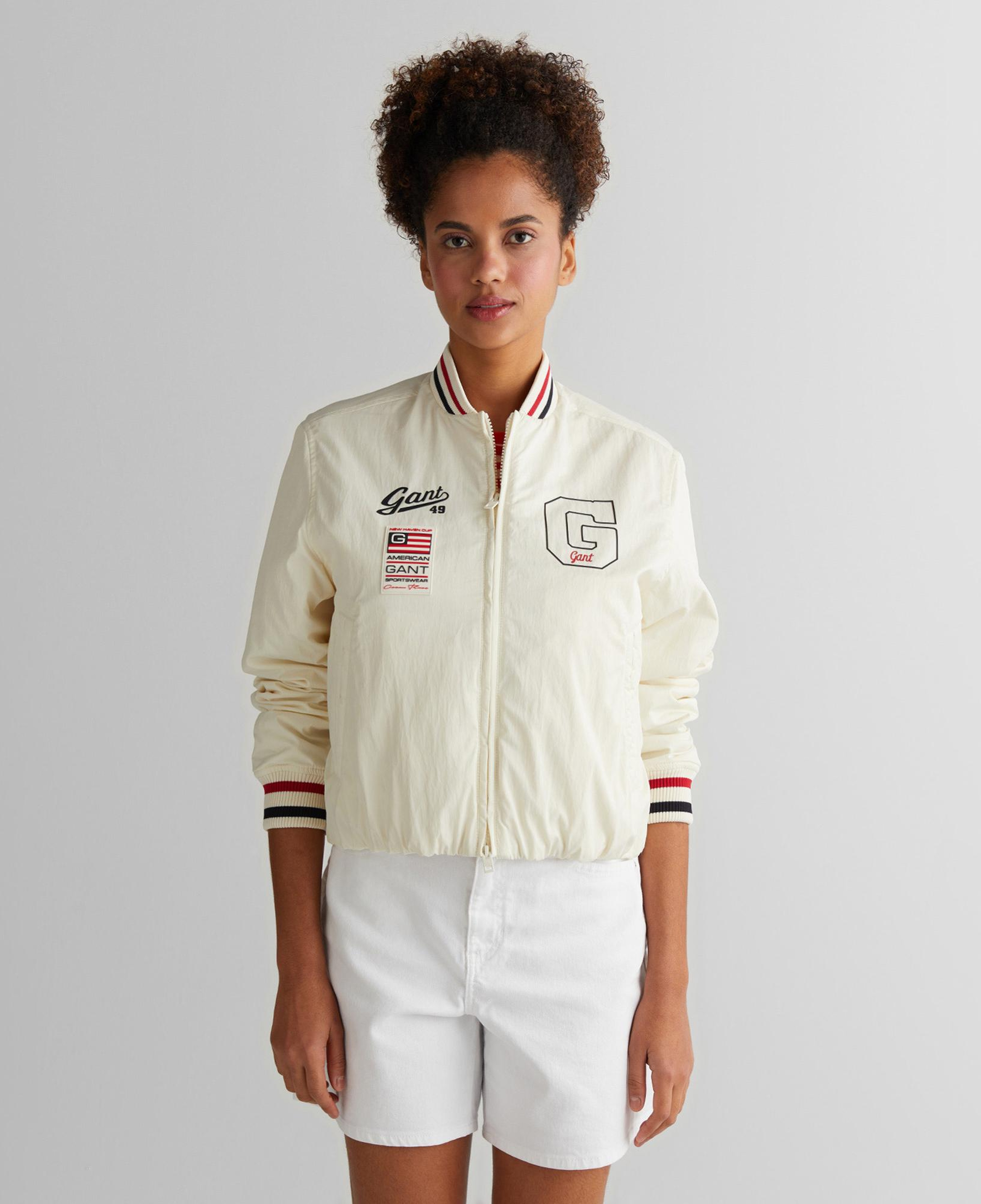 GANT Kadın Krem Hakim Yaka Logolu Ceket