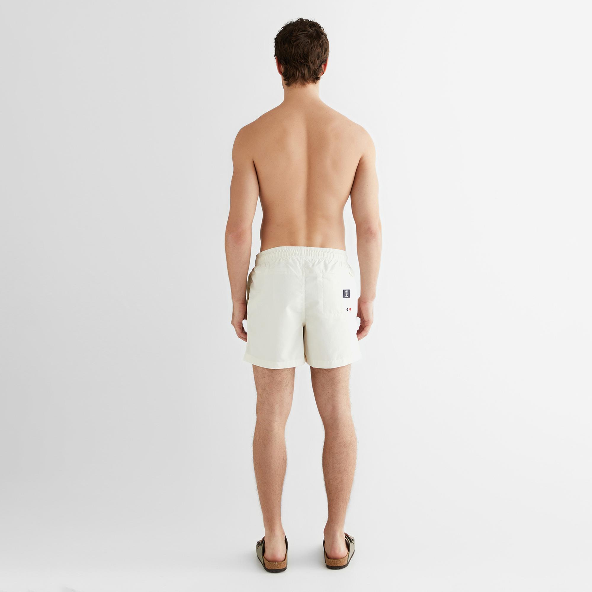 GANT Erkek Krem Regular Fit Logolu Deniz Şortu