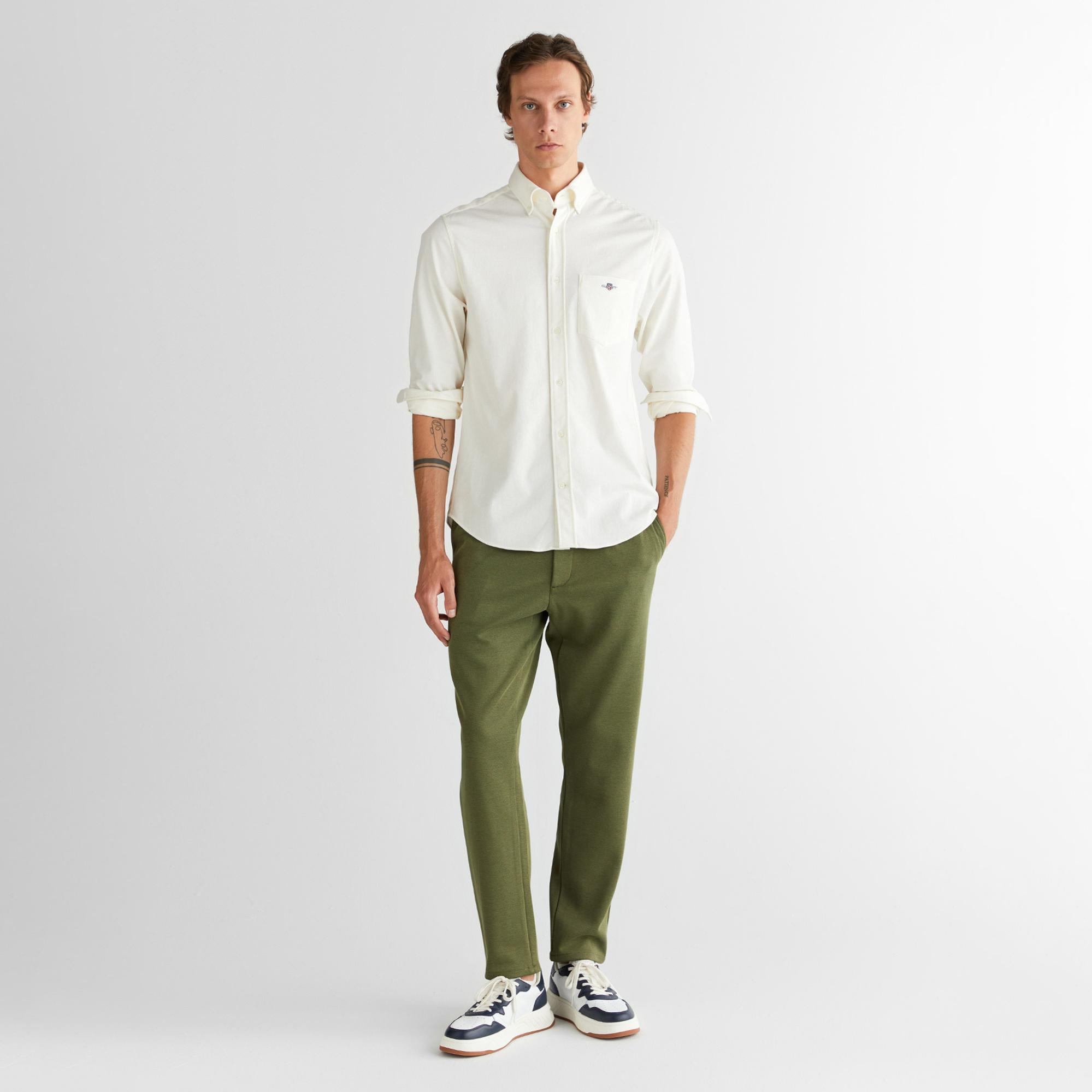 GANT Erkek Yeşil Jogger Fit Pantolon