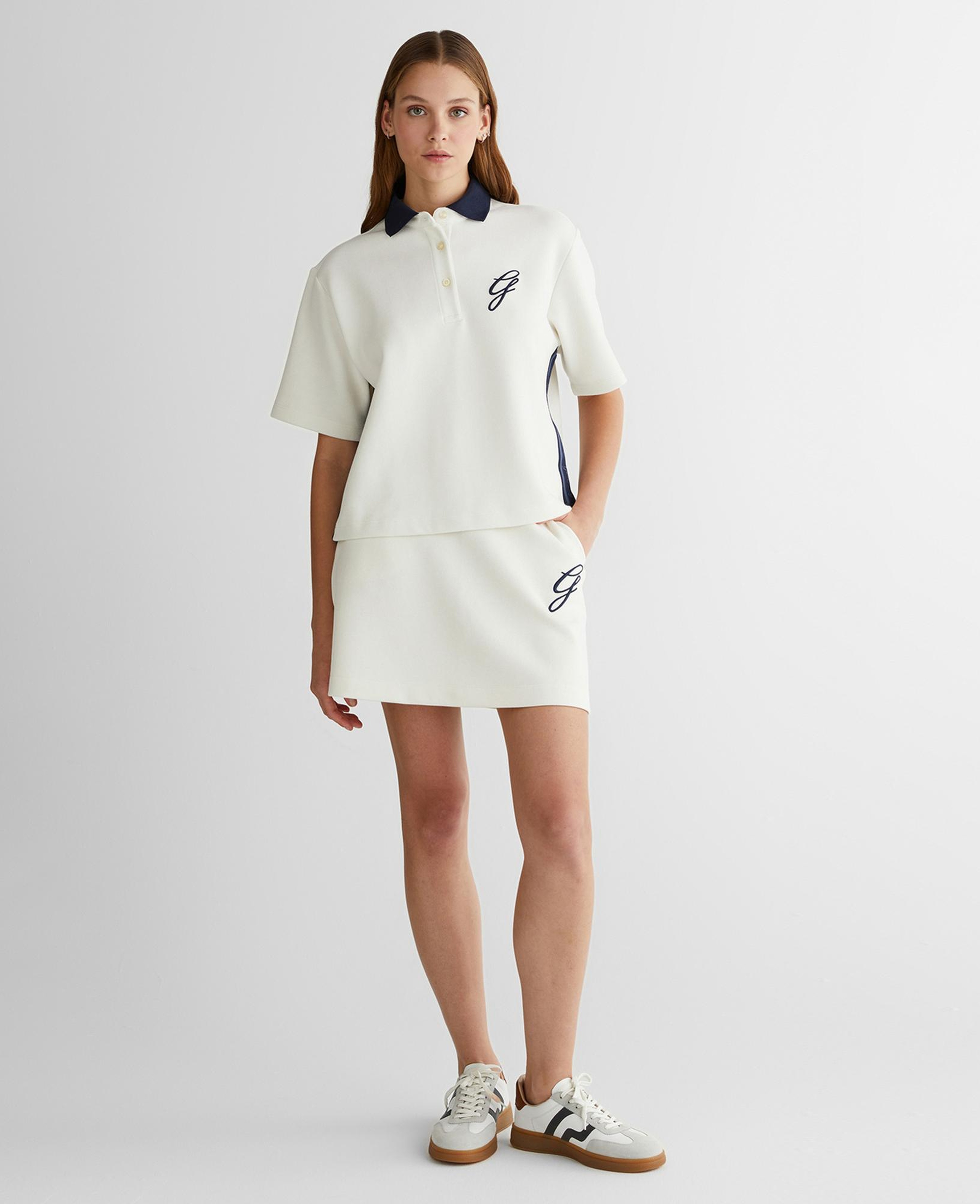 GANT Kadın Krem Logolu Etek