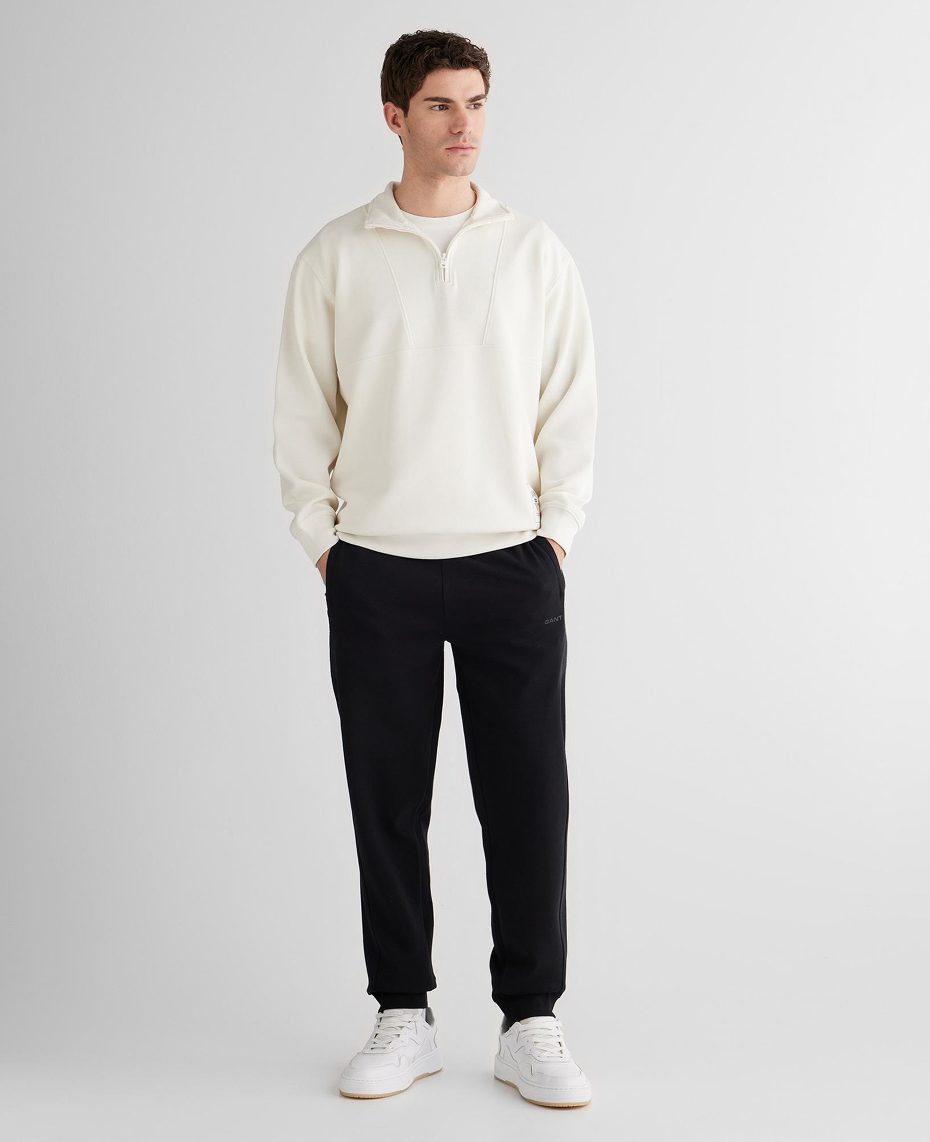 GANT Erkek Krem Relaxed Fit Sweatshirt