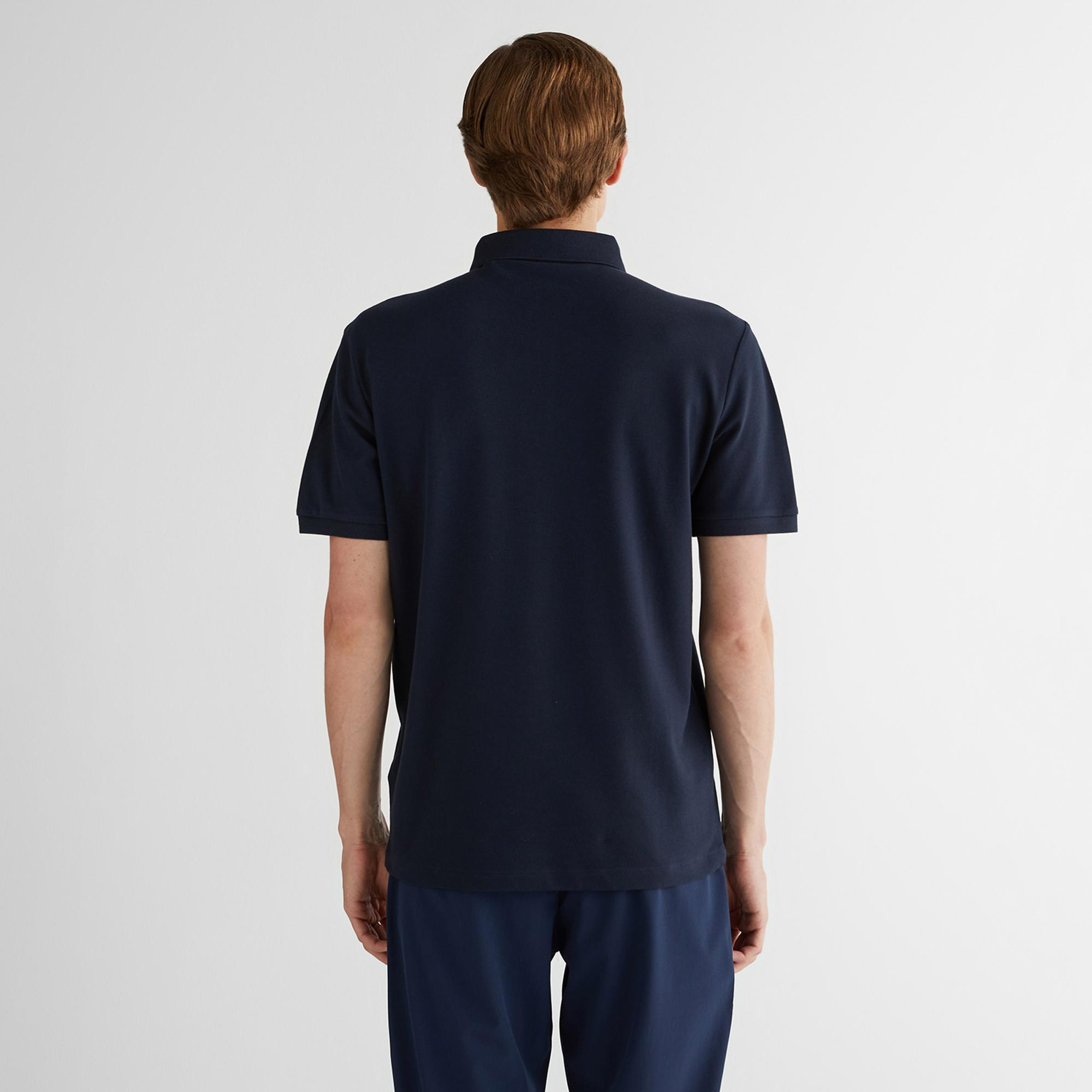 GANT Erkek Lacivert Kısa Kollu Polo