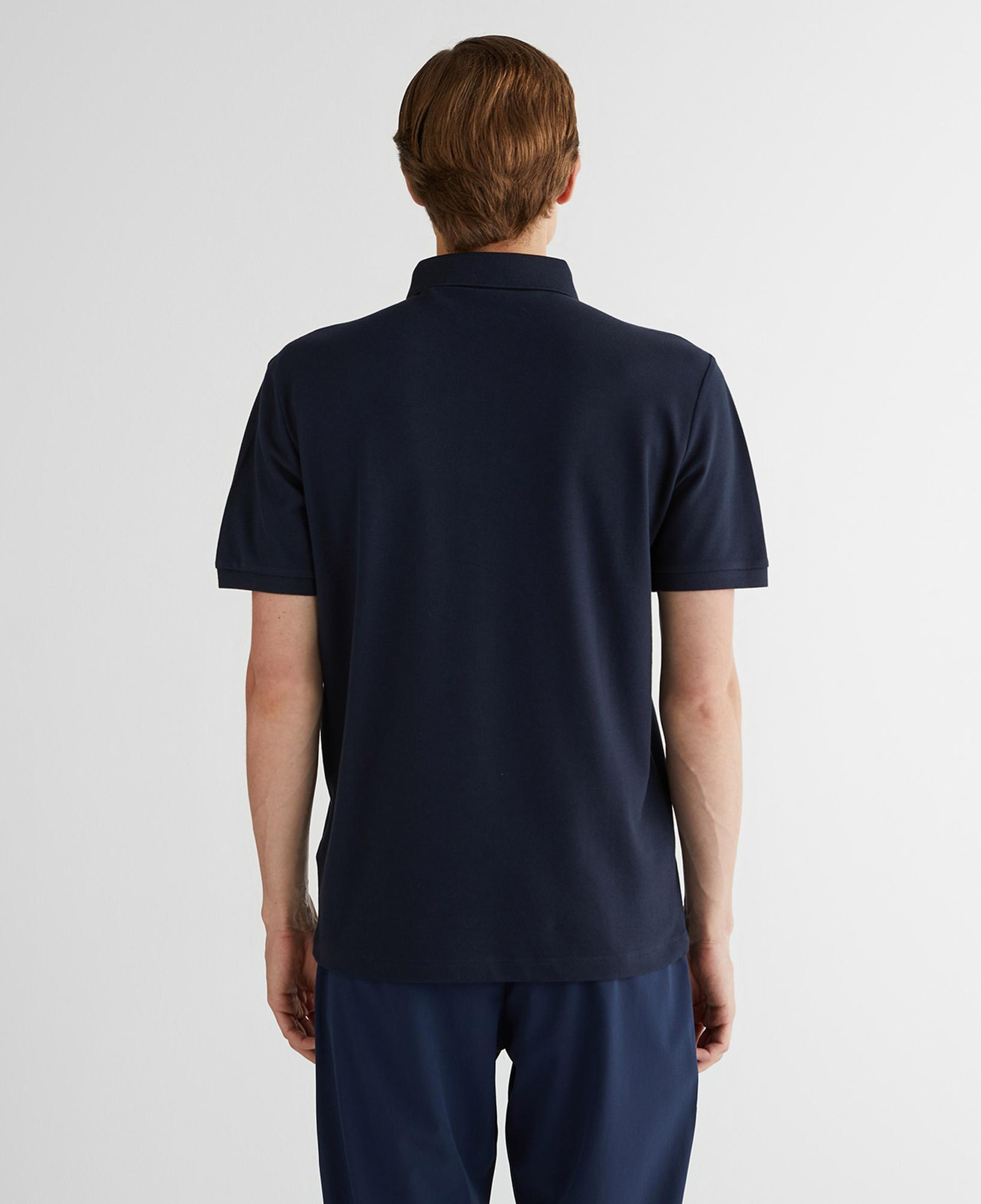 GANT Erkek Lacivert Kısa Kollu Polo