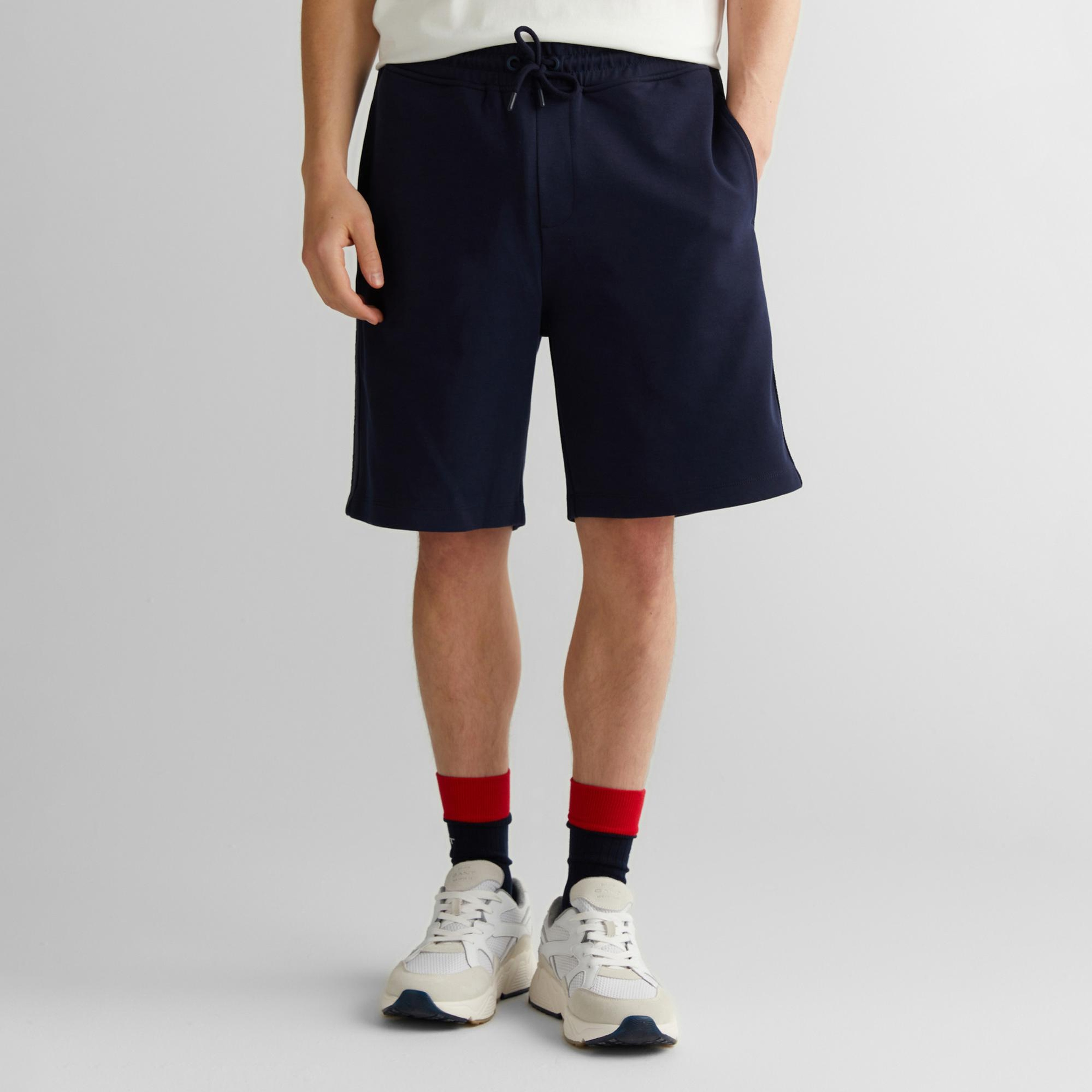 GANT Erkek Lacivert Regular Fit Logolu Şort