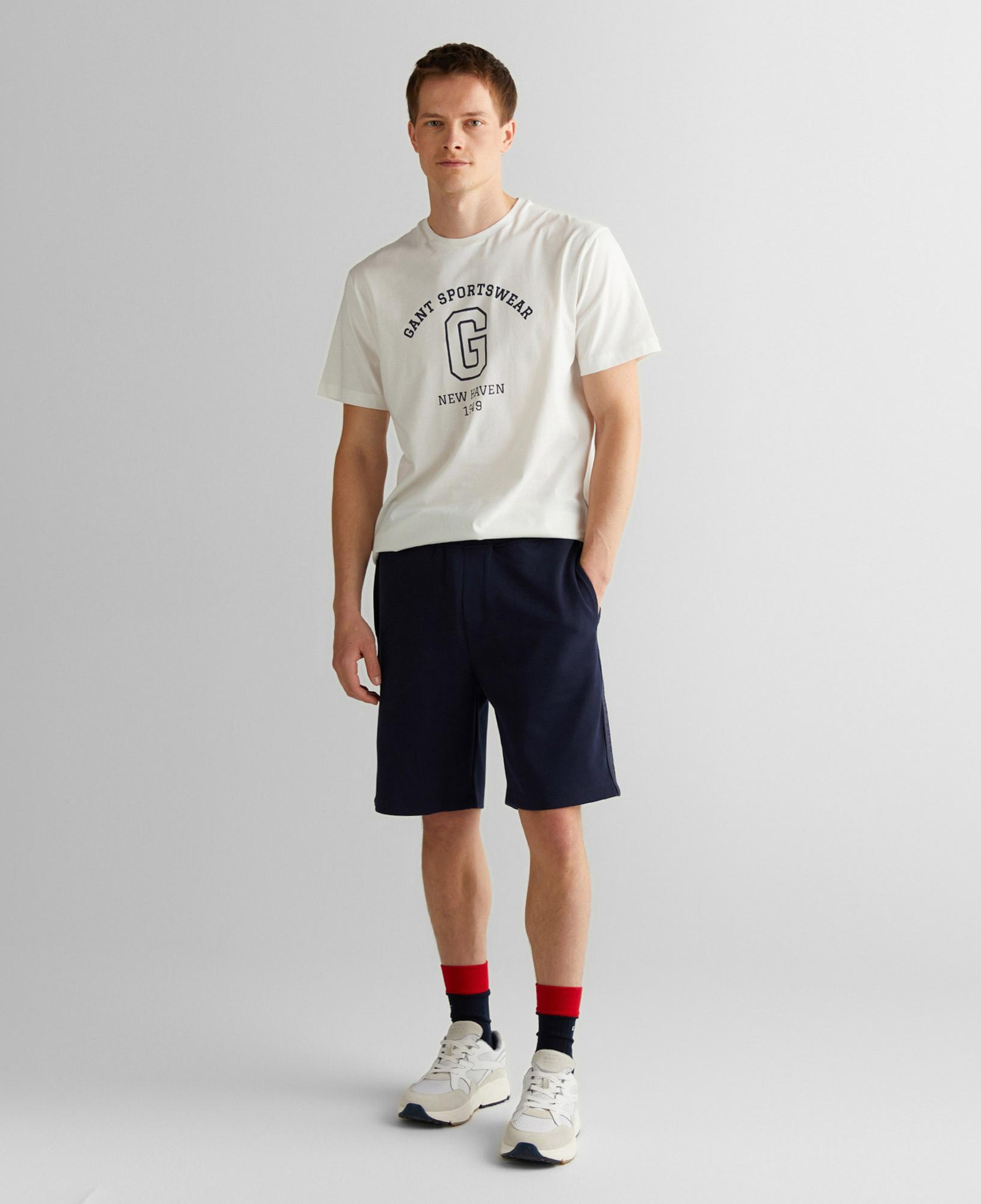 GANT Erkek Lacivert Regular Fit Logolu Şort