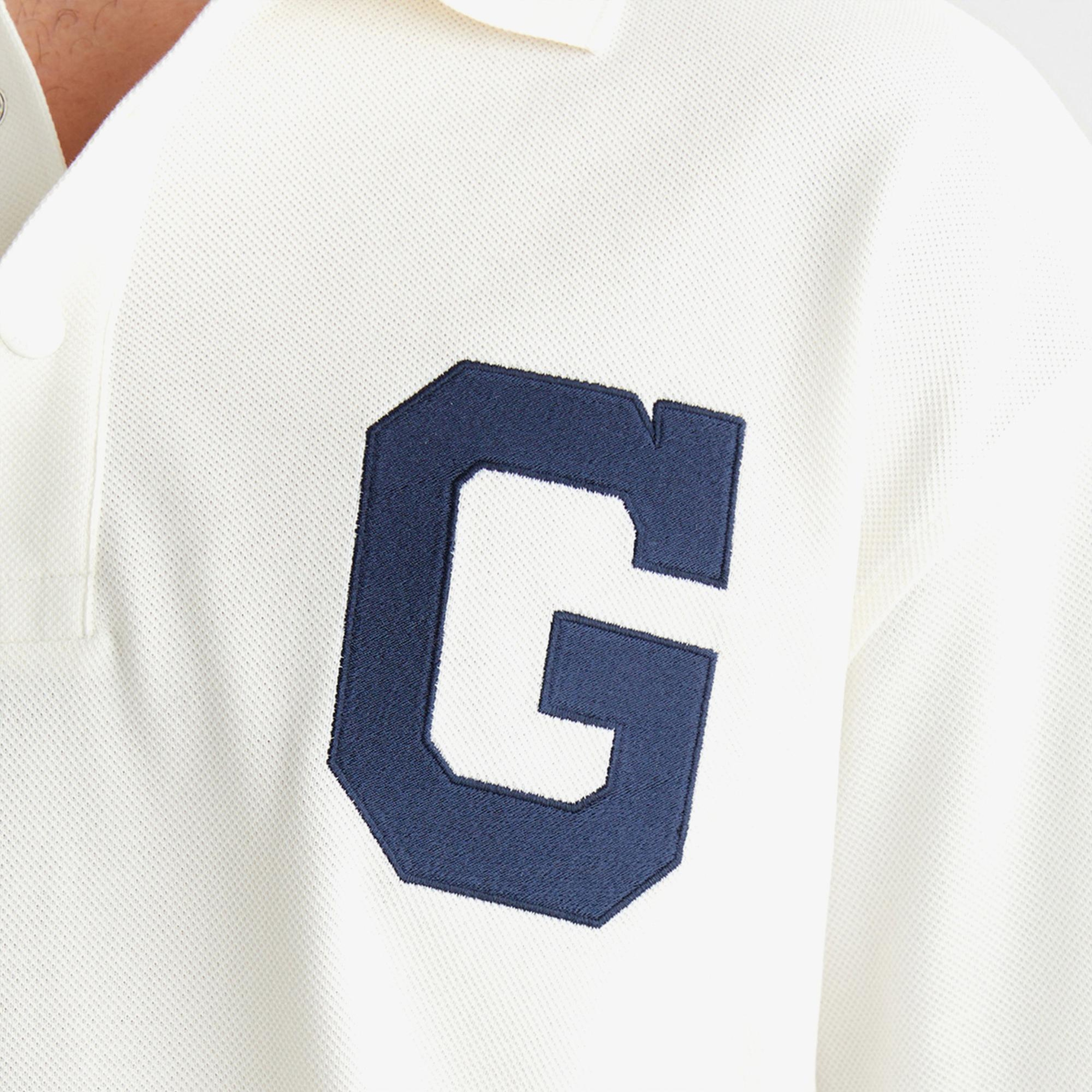 GANT Erkek Krem Regular Fit Logolu Polo