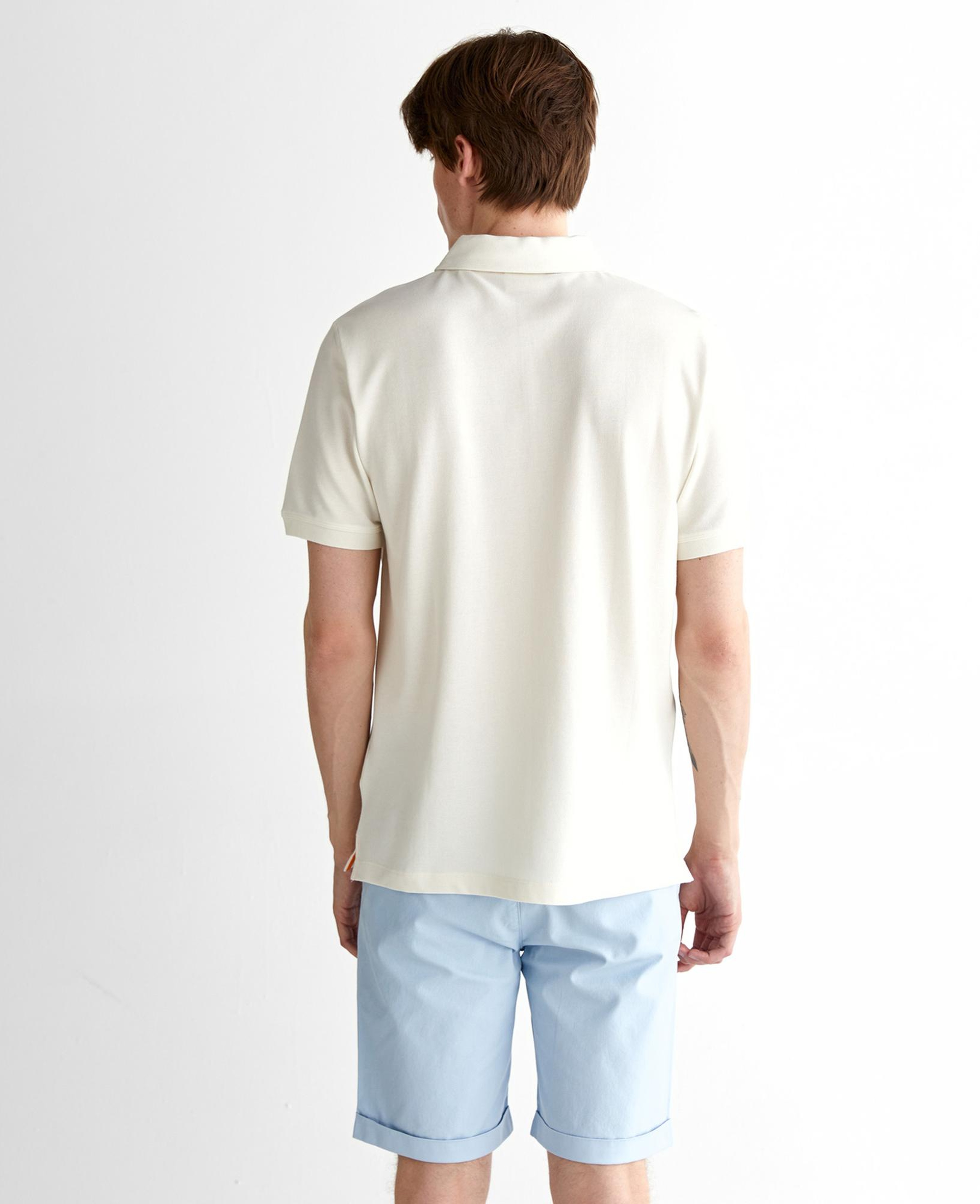 GANT Erkek Krem Regular Fit Logolu Polo