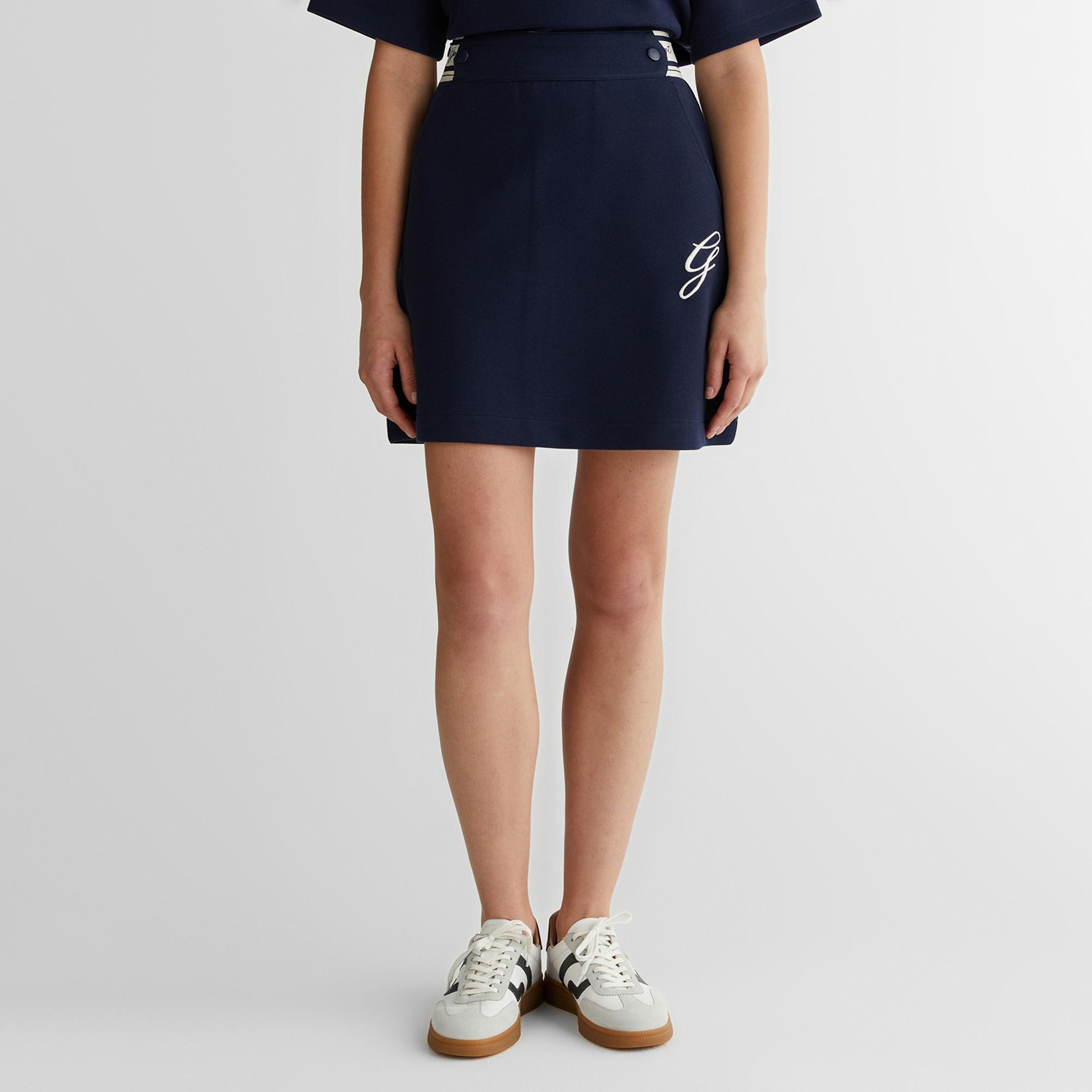GANT Kadın Lacivert Logolu Etek
