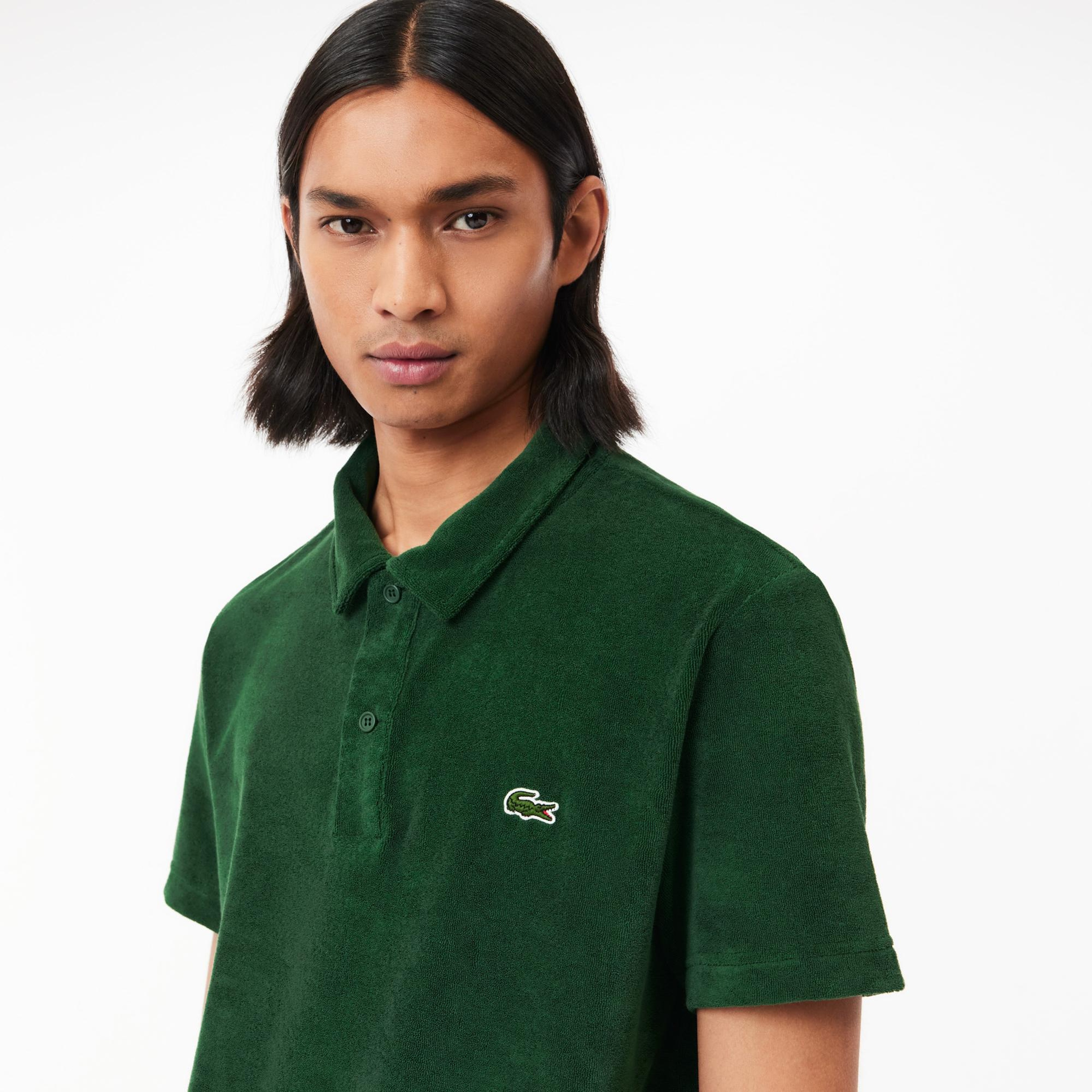 Erkek Regular Fit Yeşil Polo