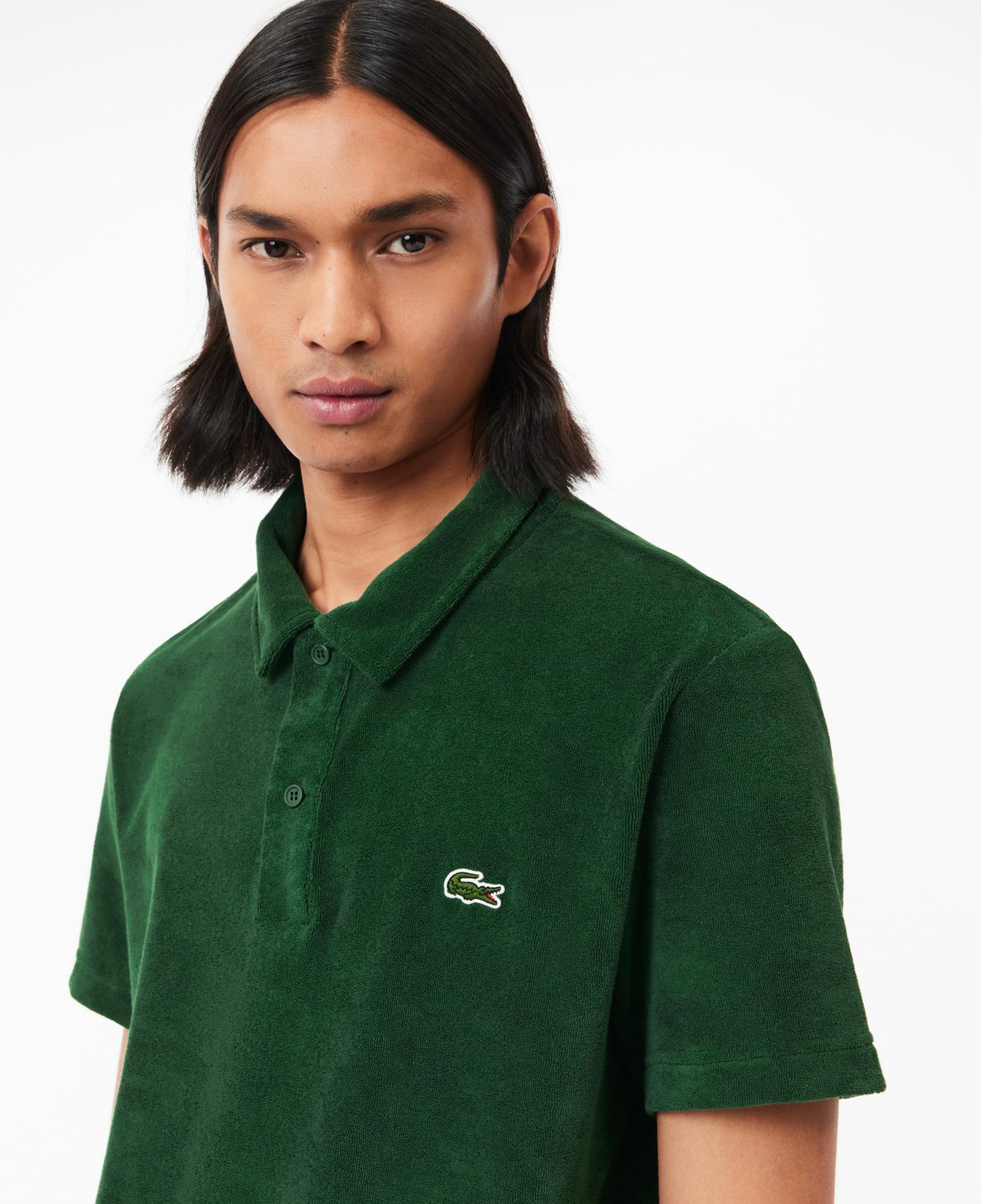 Erkek Regular Fit Yeşil Polo