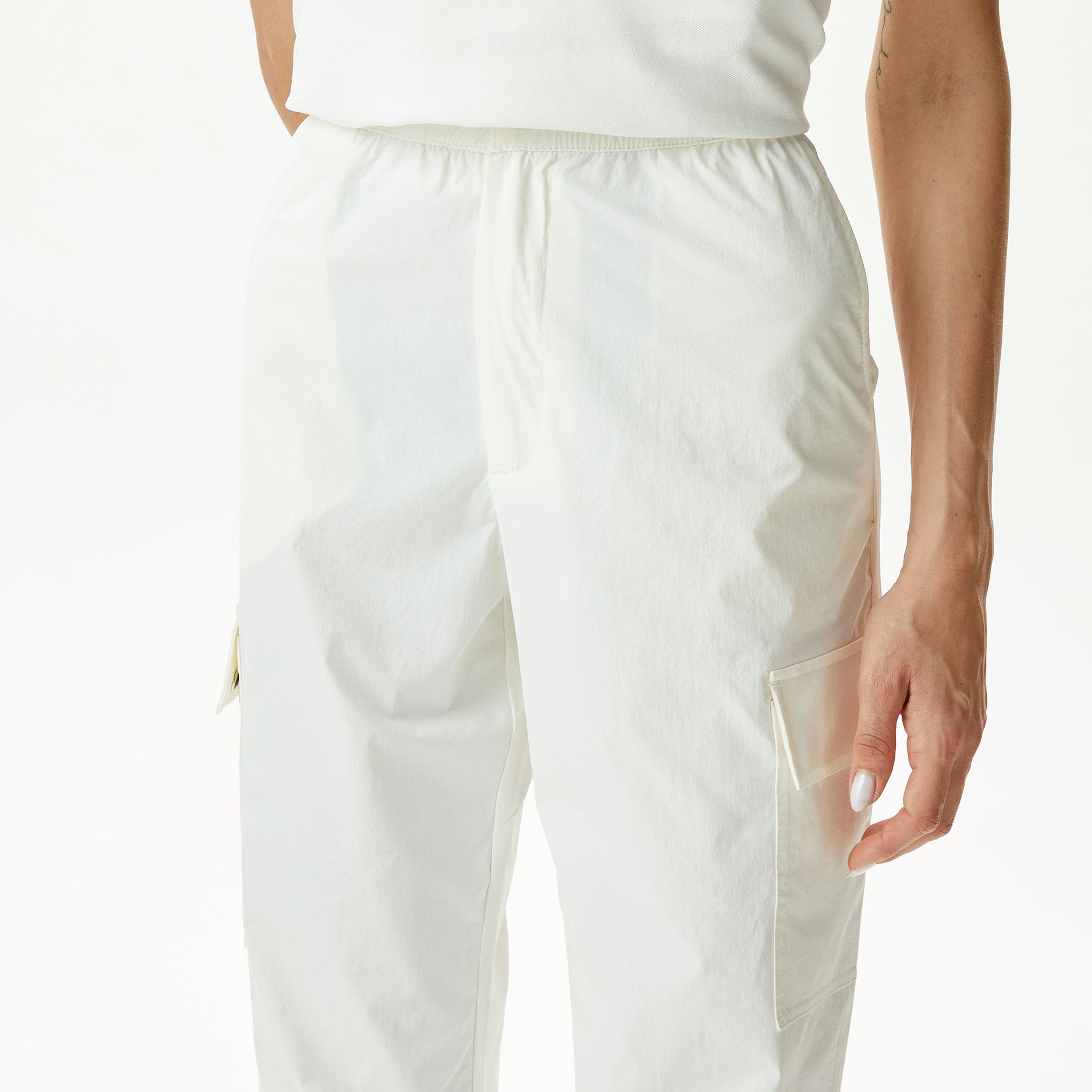 Lacoste Kadın Jogger Beyaz Pantolon