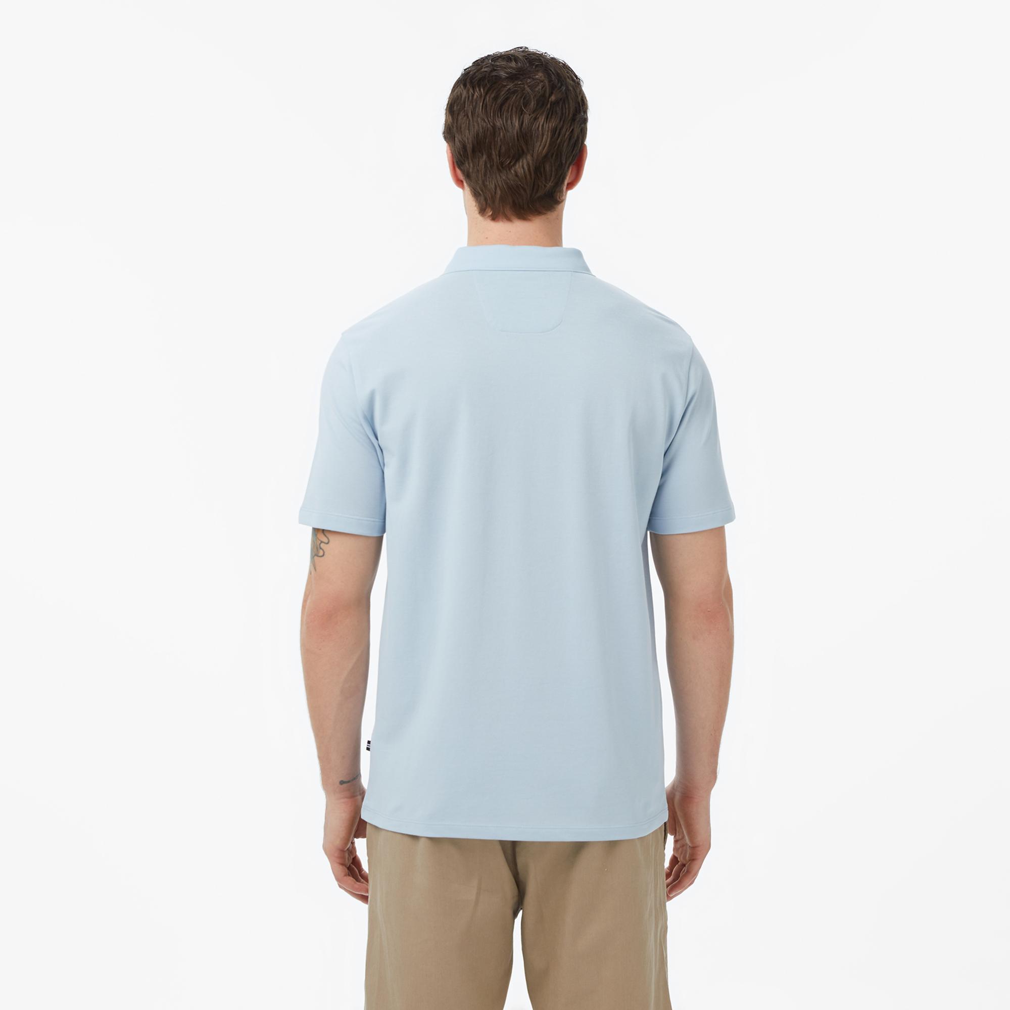 Nautica Erkek Mavi Regular Fit Polo Yaka T-Shirt