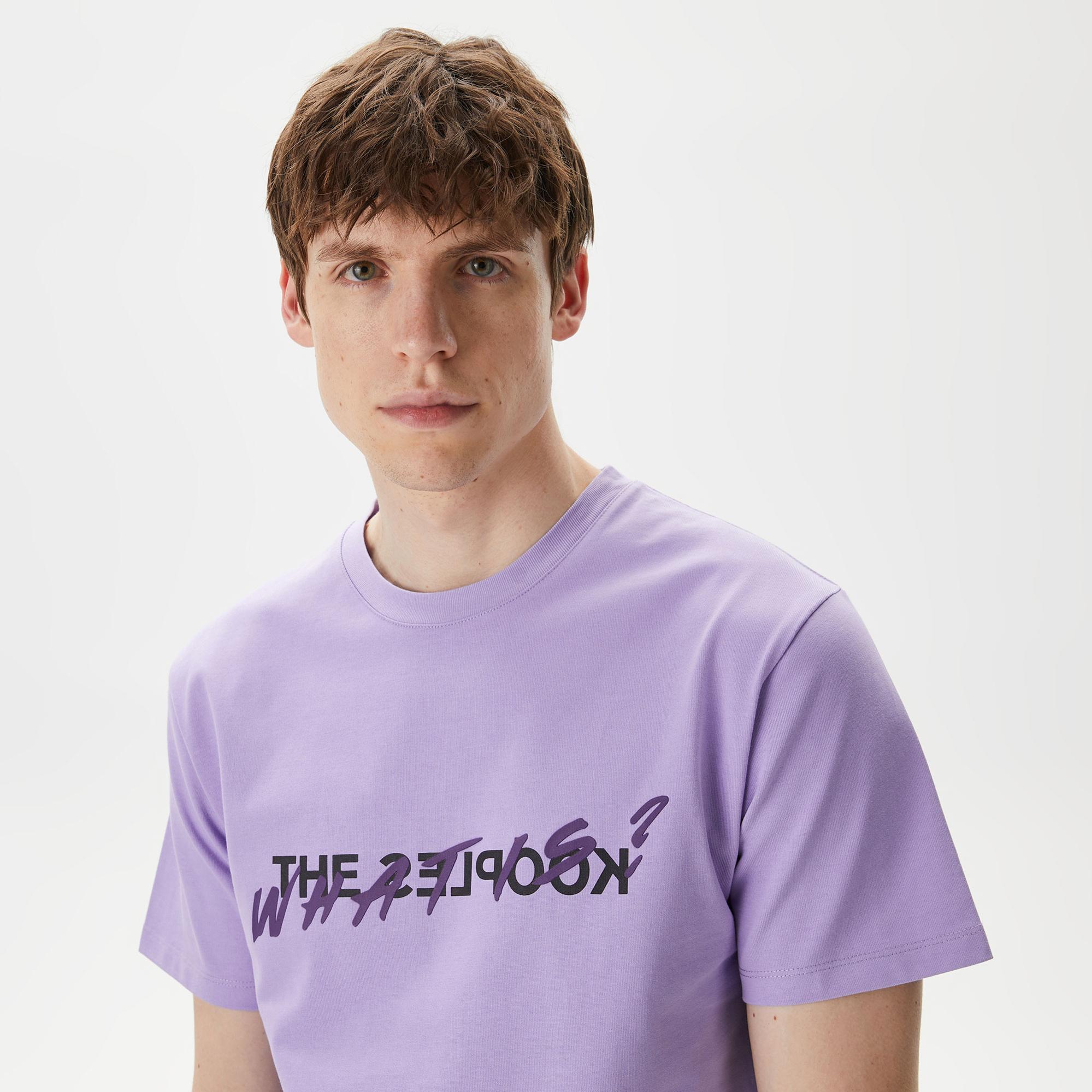 The Kooples Erkek Mor T-Shirt