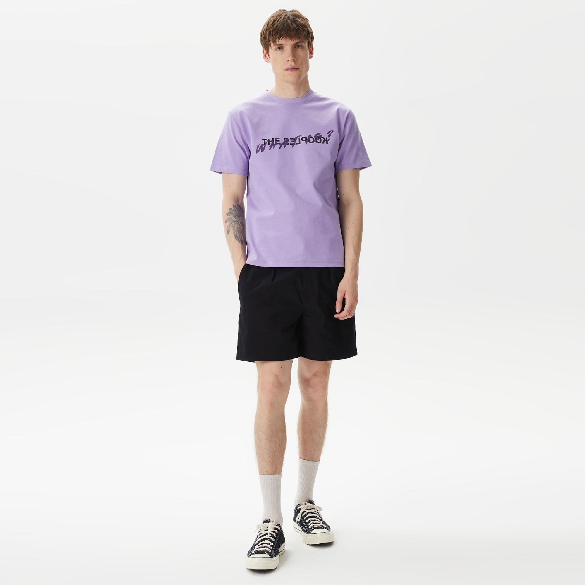 The Kooples Erkek Mor T-Shirt