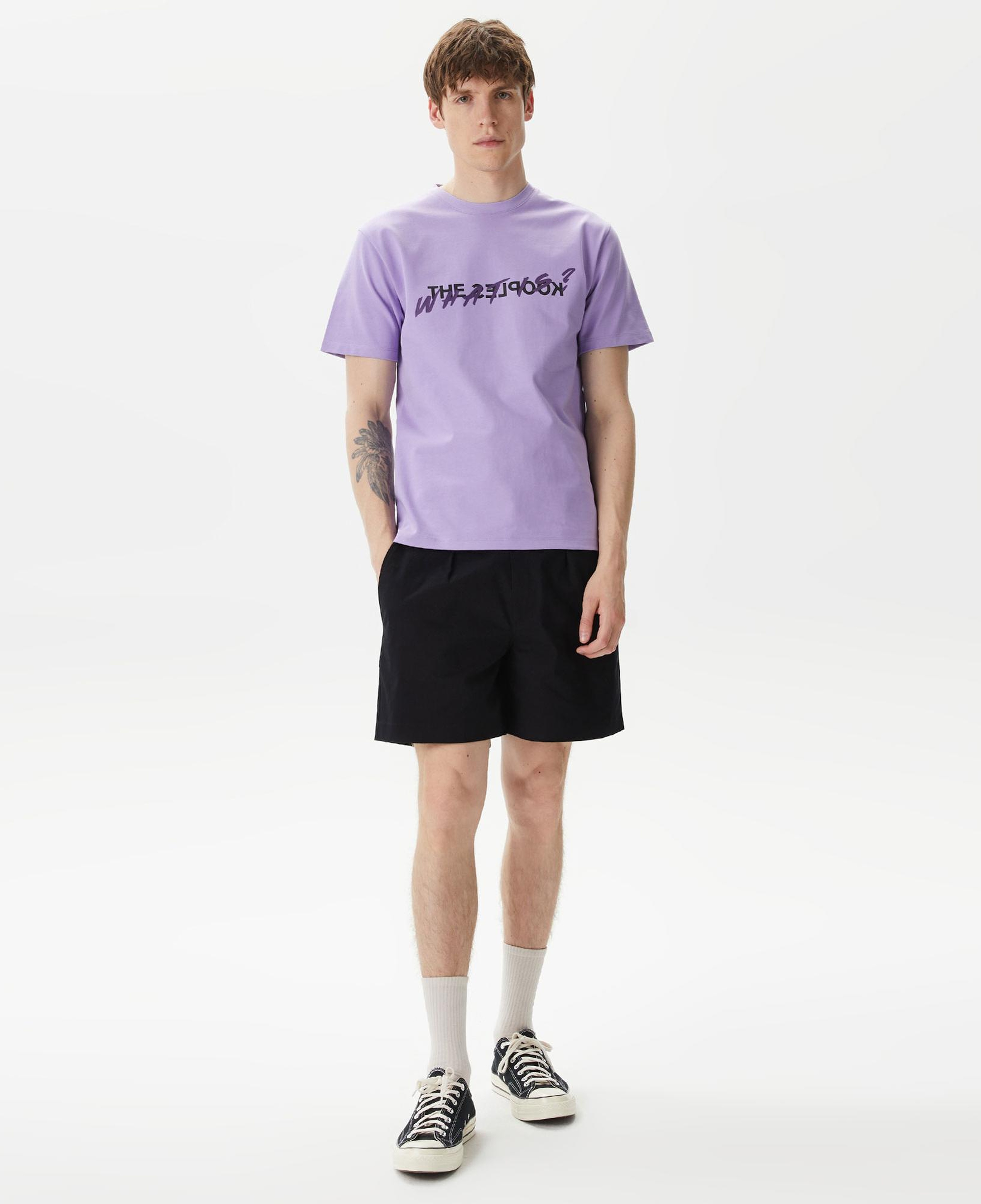 The Kooples Erkek Mor T-Shirt
