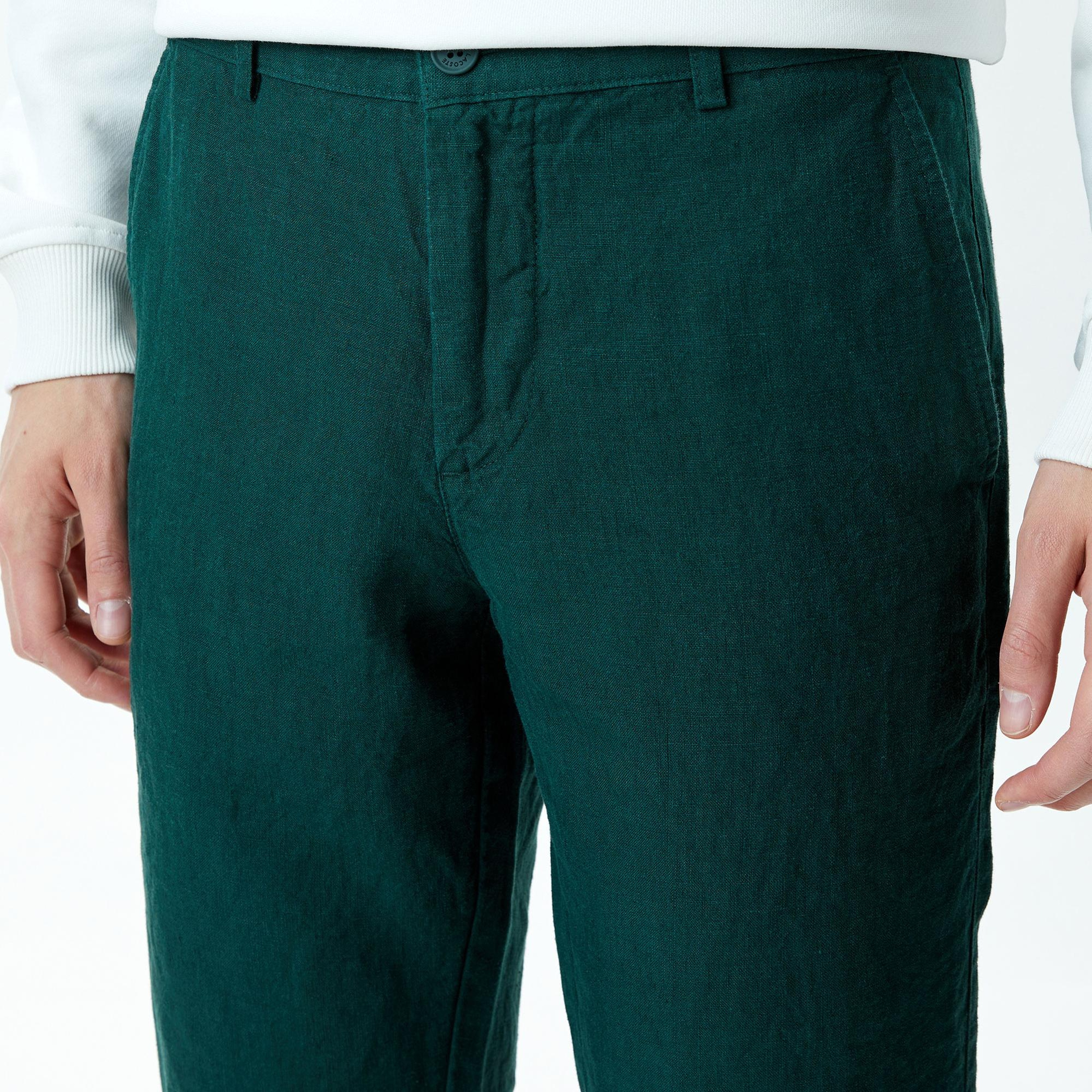 Lacoste Erkek Slim Fit Chino Yeşil Pantolon