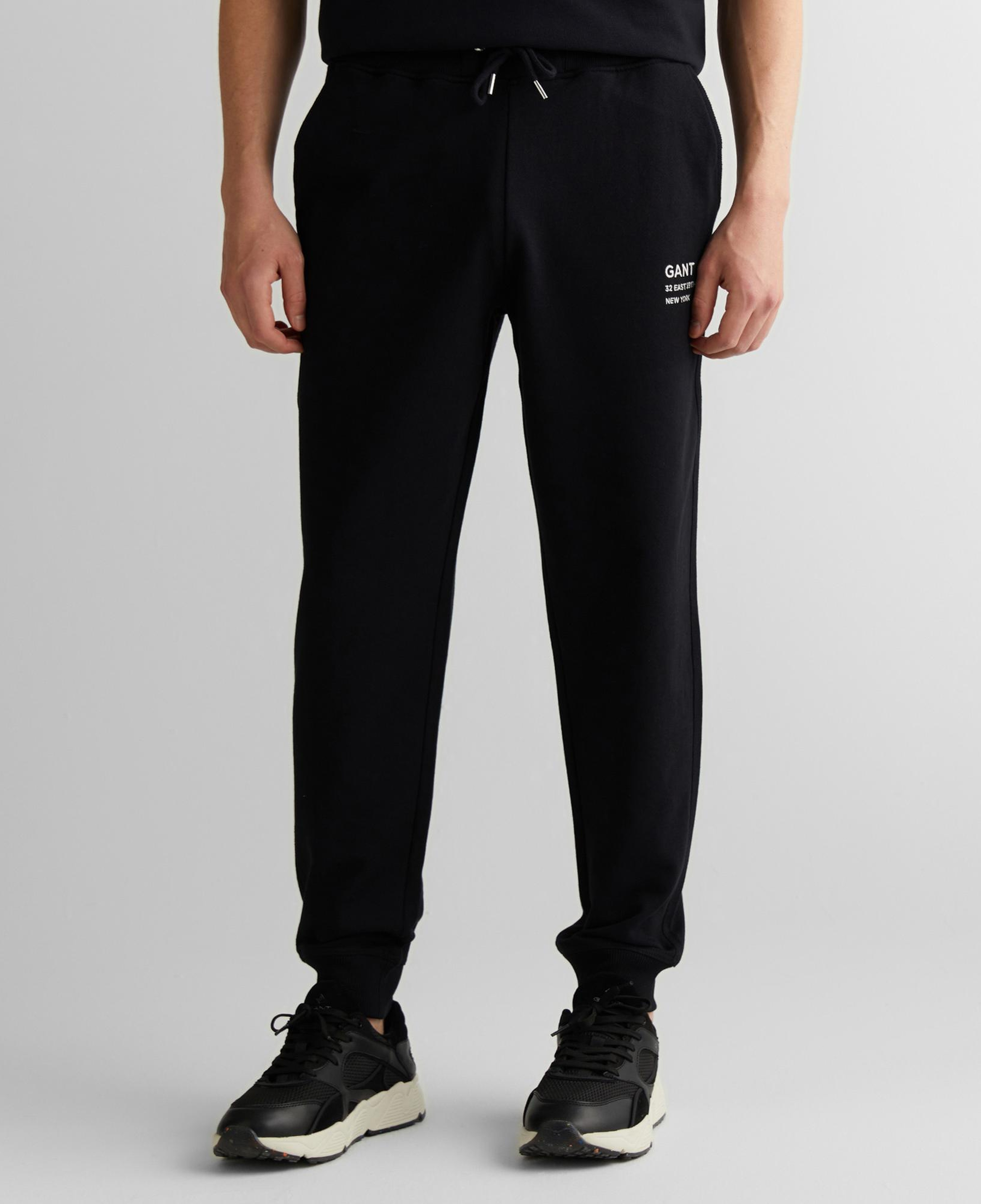 GANT Erkek Siyah Regular Fit Eşofman Altı