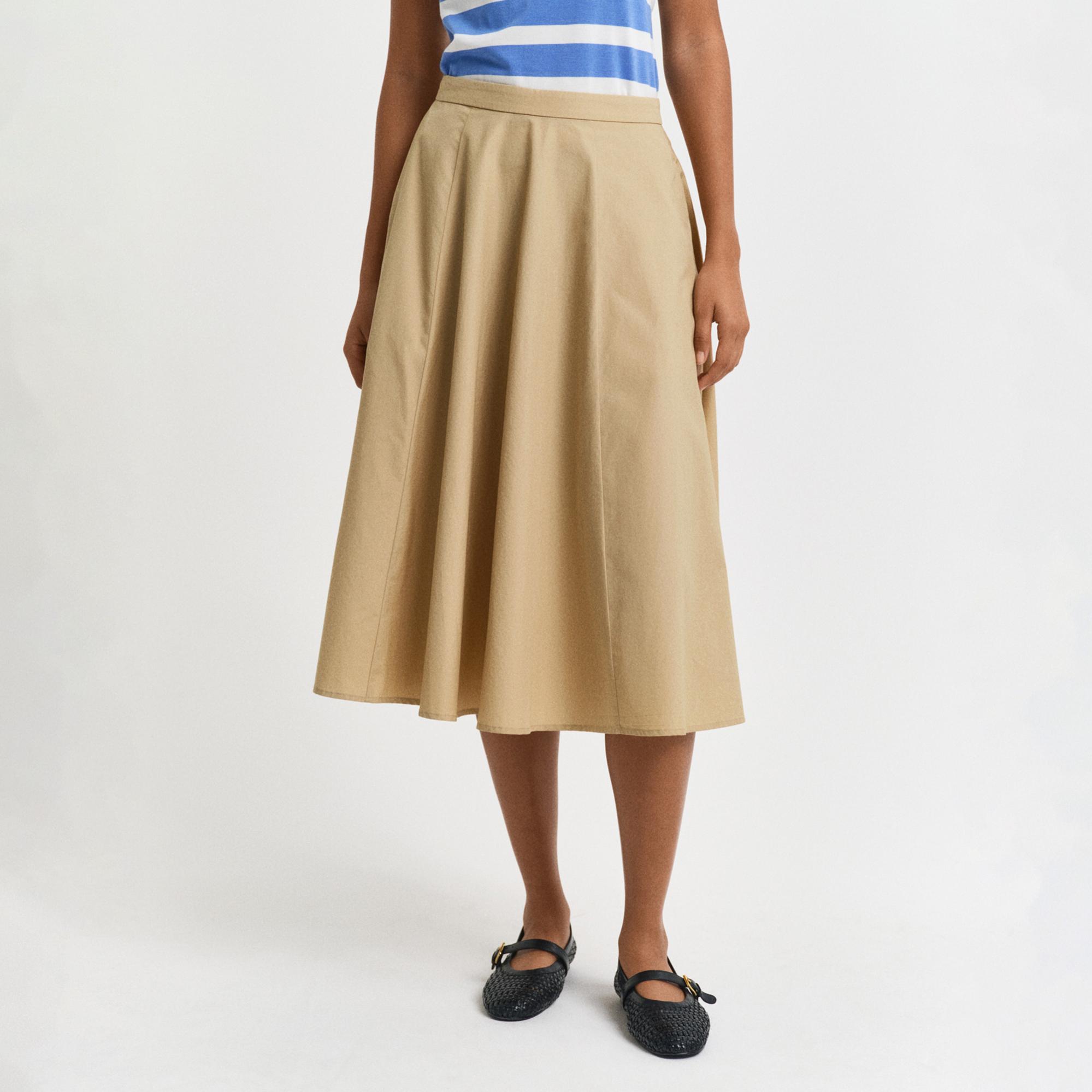 GANT Kadın Bej Loose Fit Etek