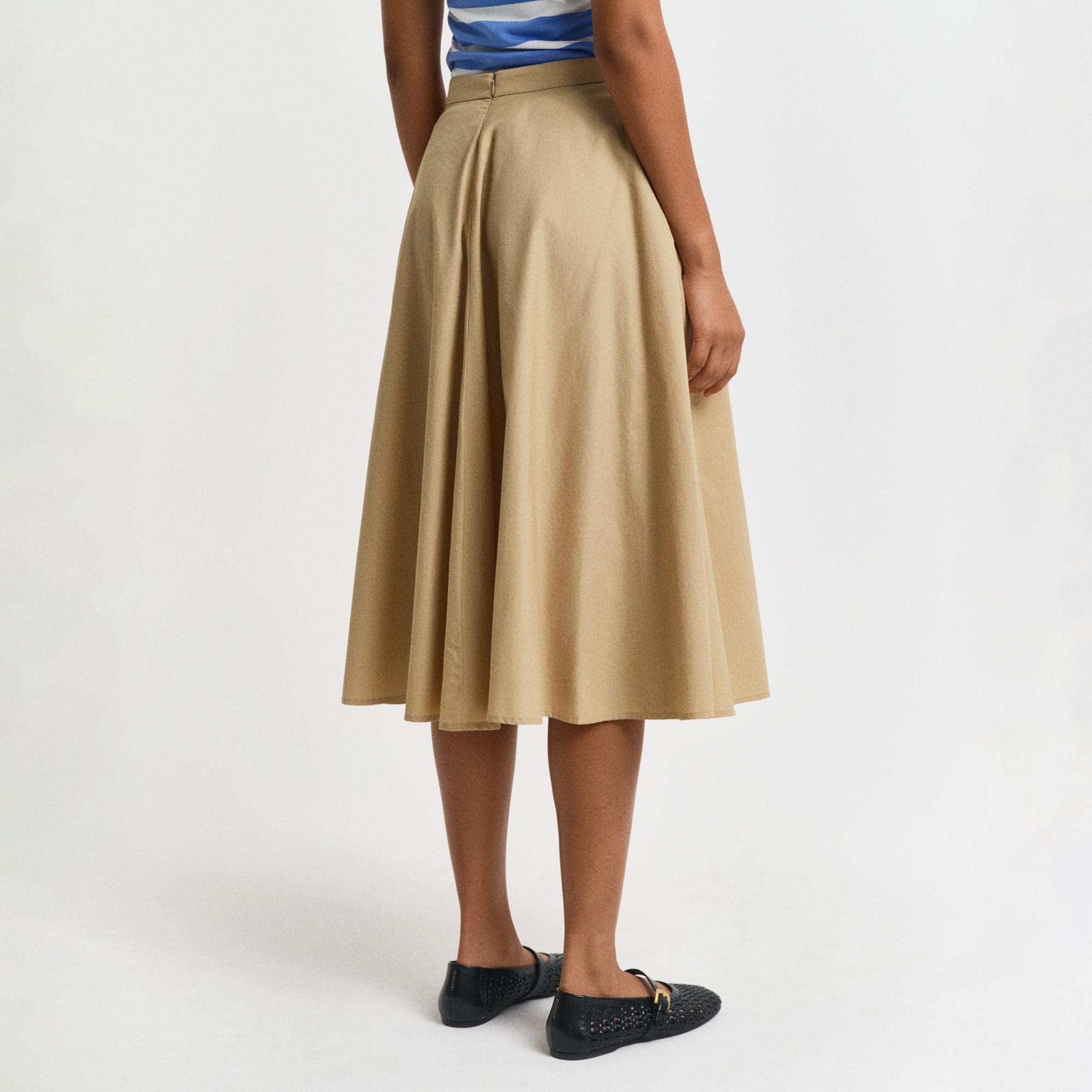 GANT Kadın Bej Loose Fit Etek