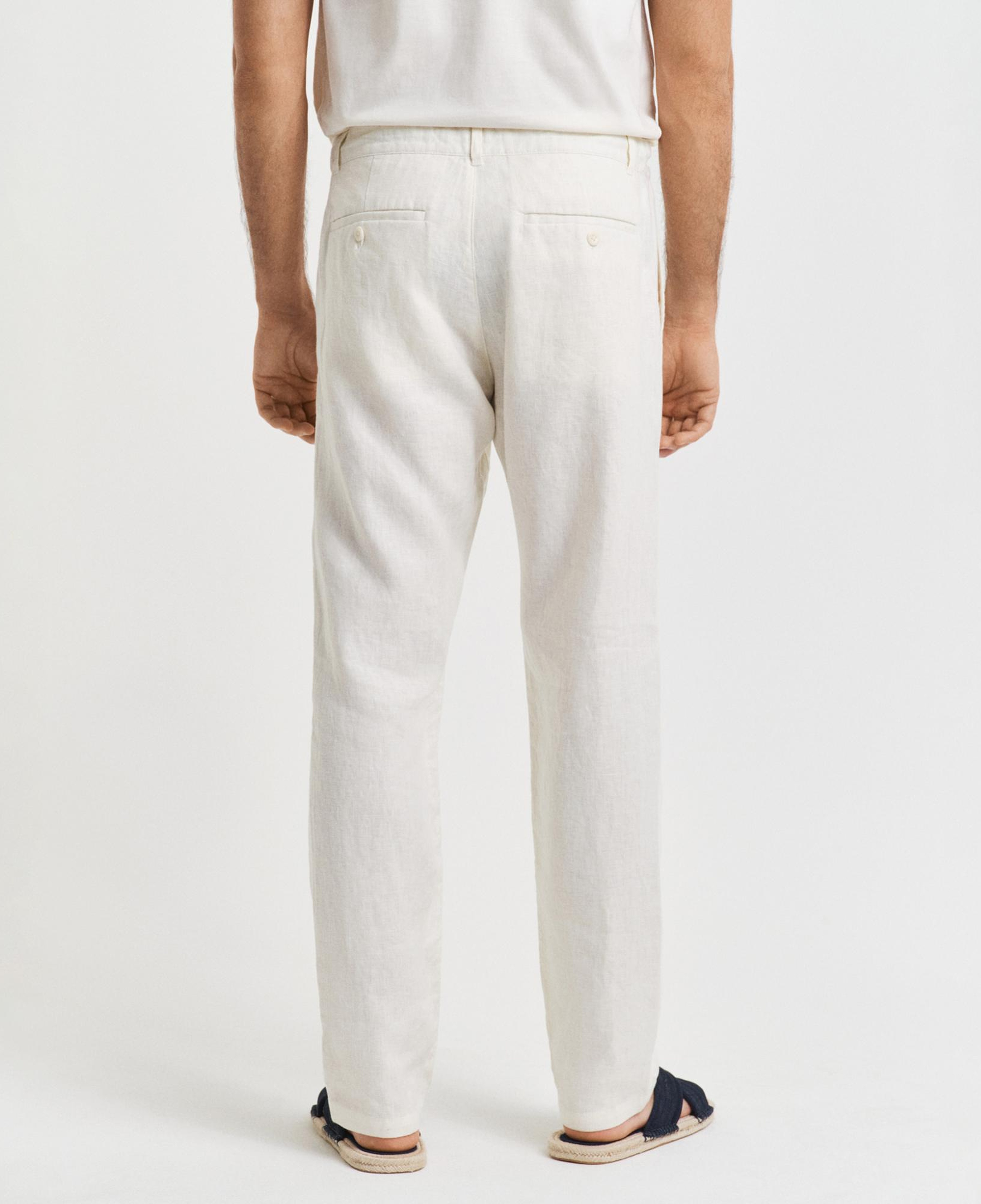 GANT Erkek Krem Relaxed Fit Pantolon