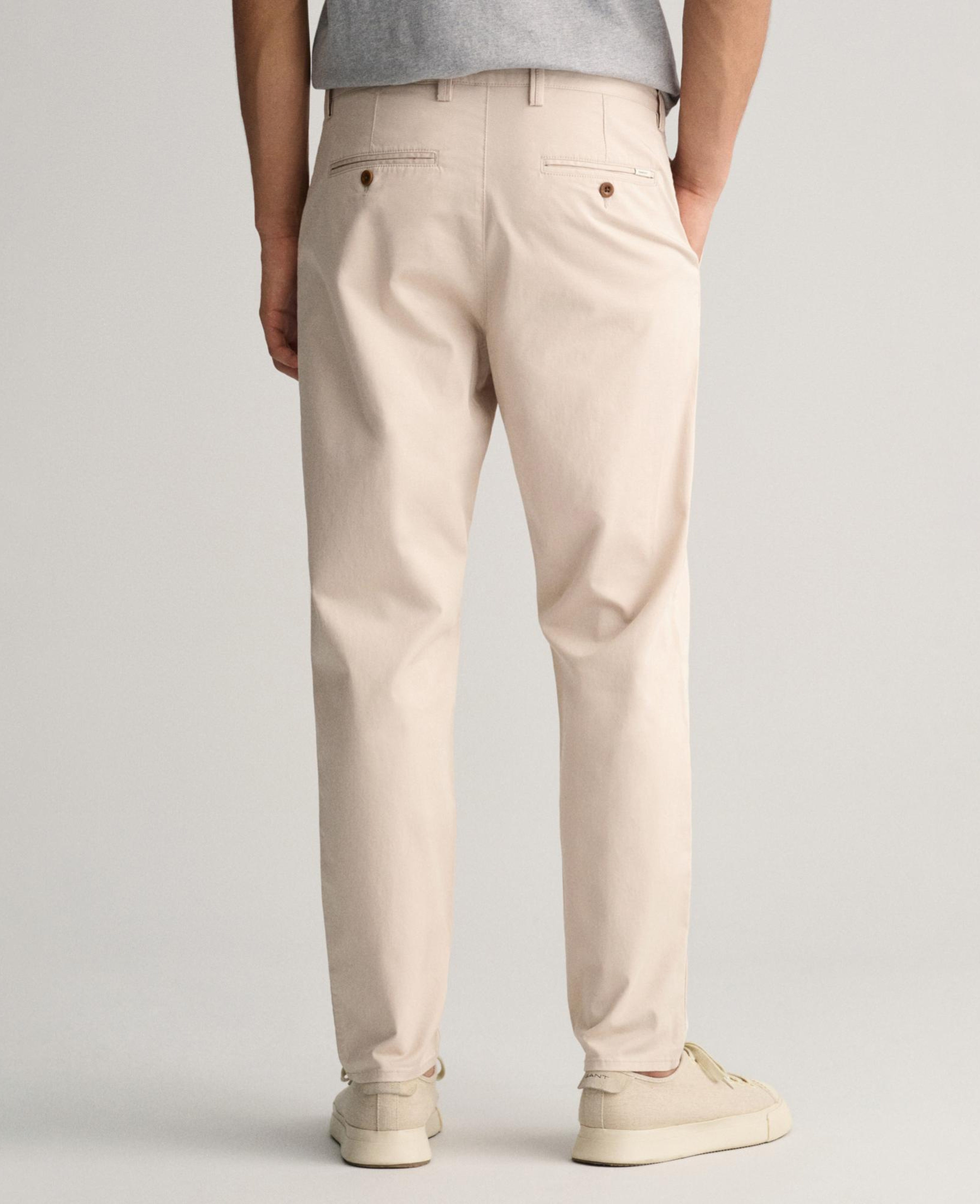 GANT Erkek Krem Regular Fit Chino Pantolon
