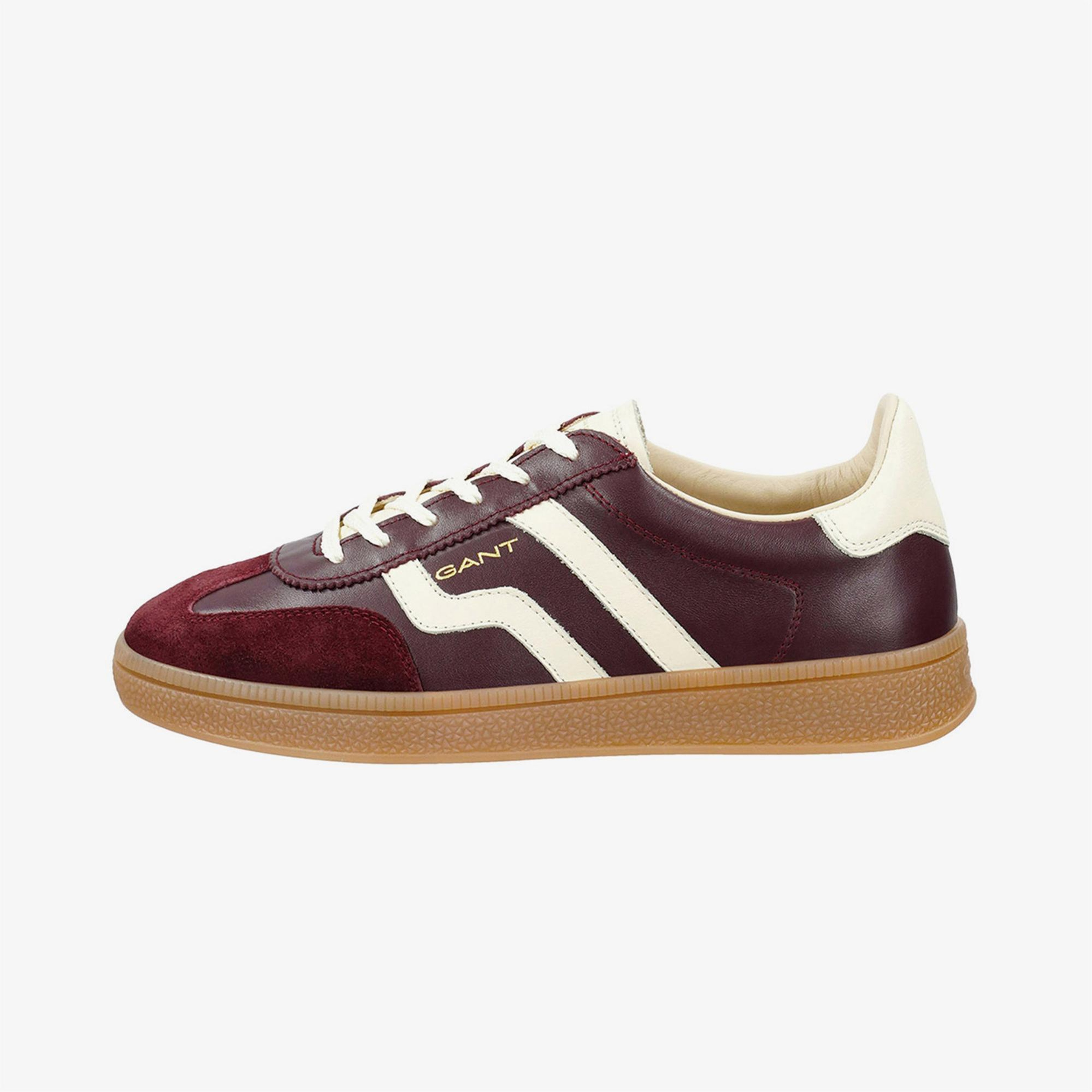 GANT Kadın Bordo Deri Cuzima Sneaker