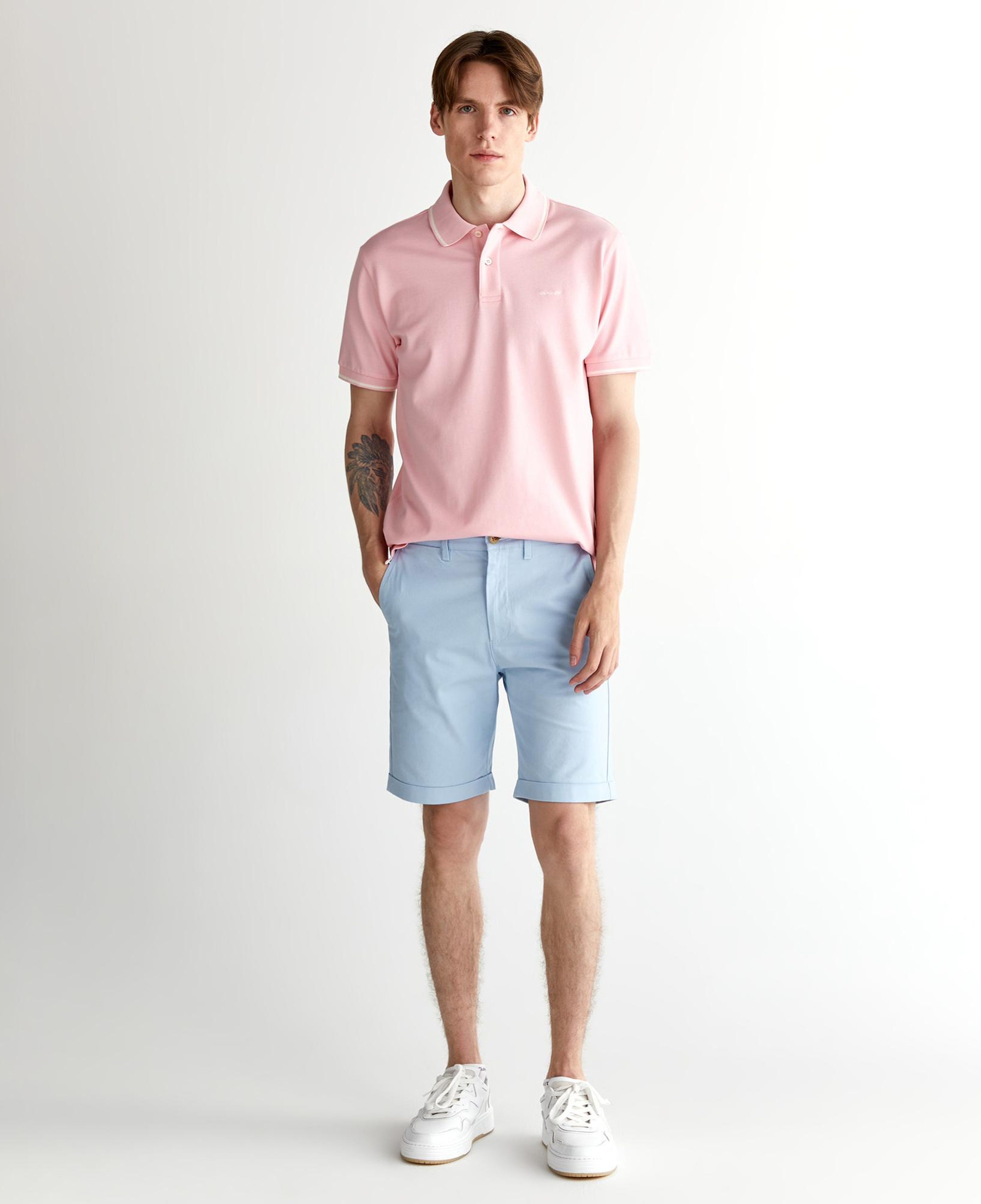 GANT Erkek Pembe Regular Fit Polo