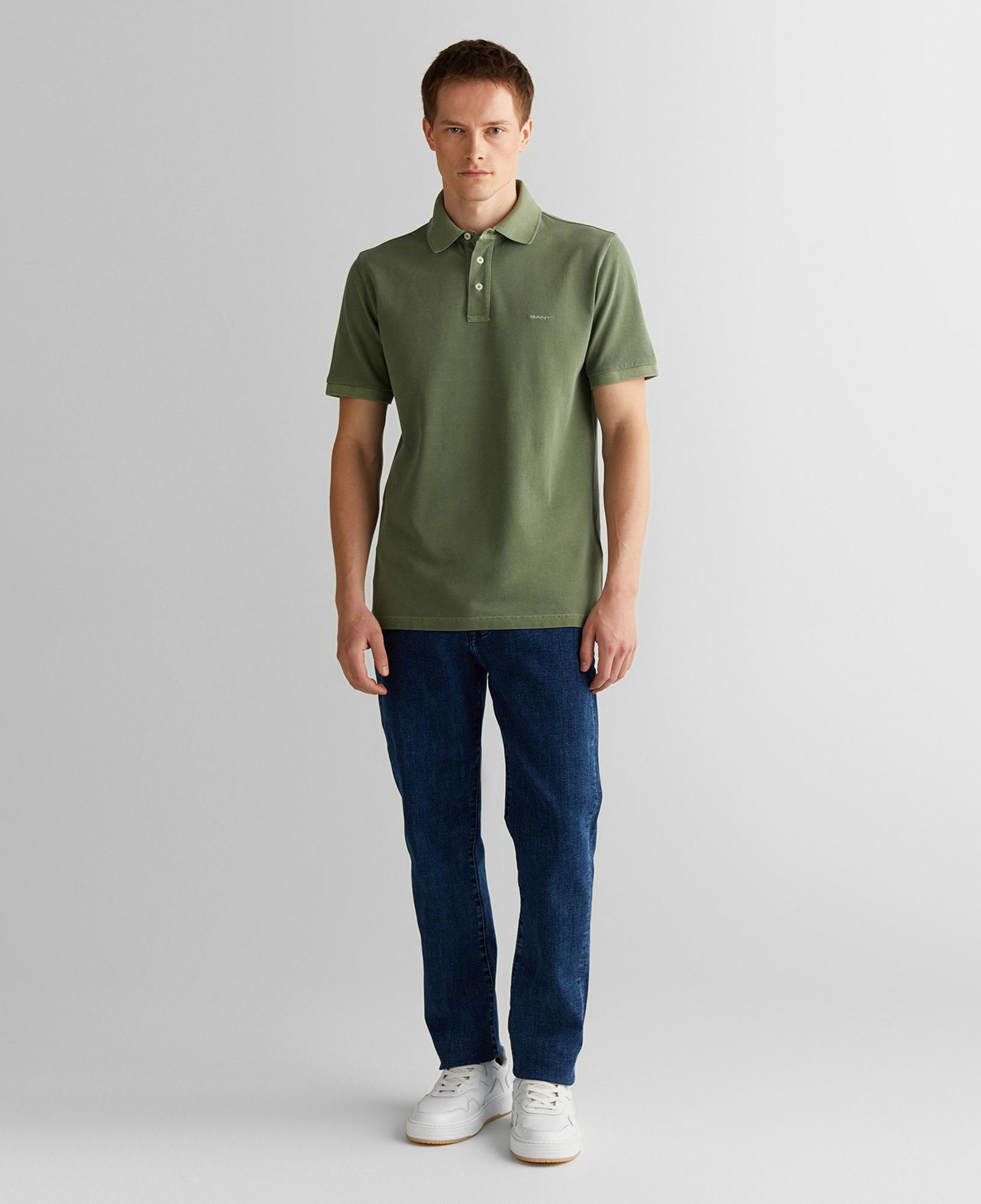 GANT Erkek Yeşil Regular Fit Polo
