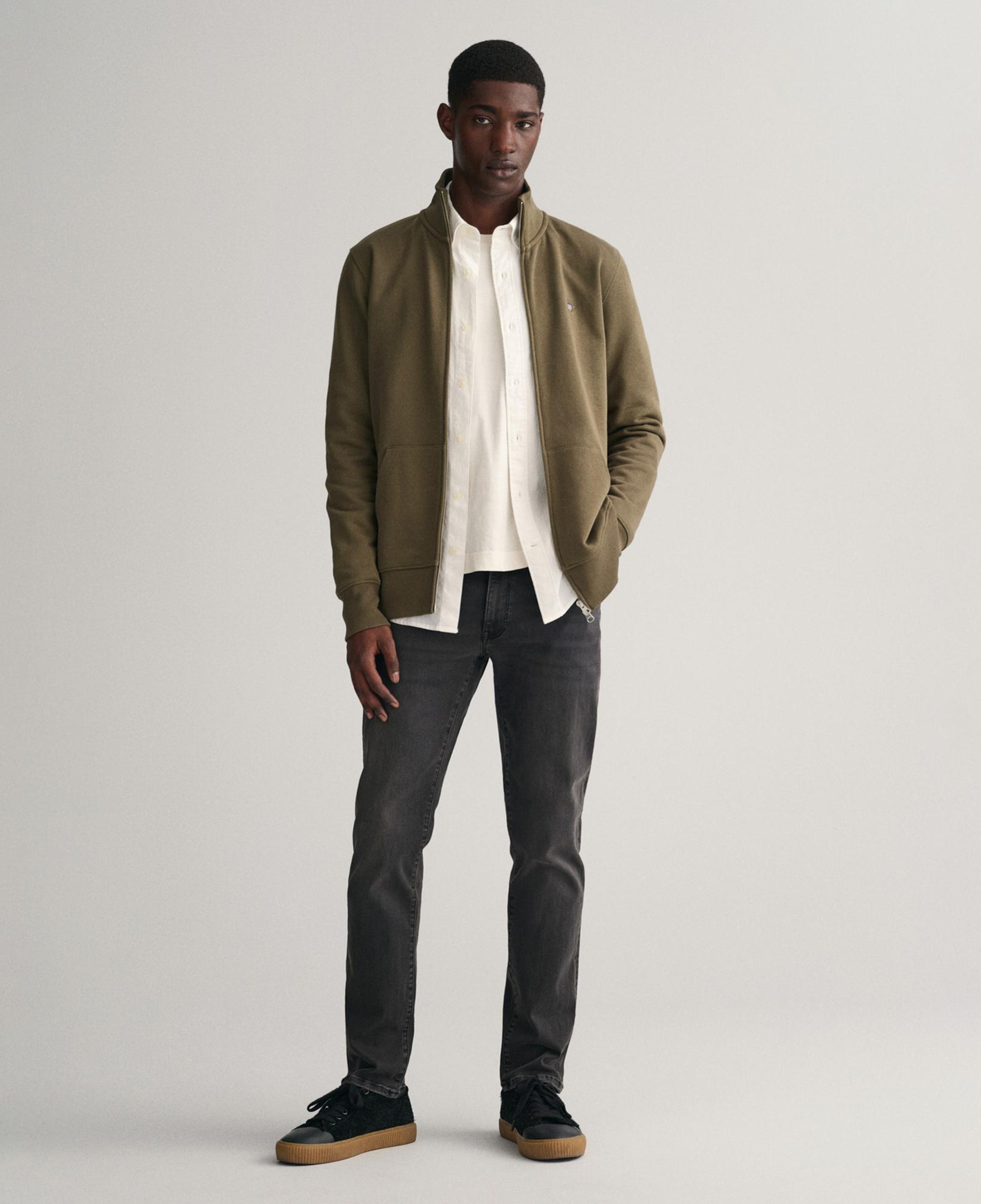 GANT Erkek Siyah Extra Slim Fit Active Recover Jean