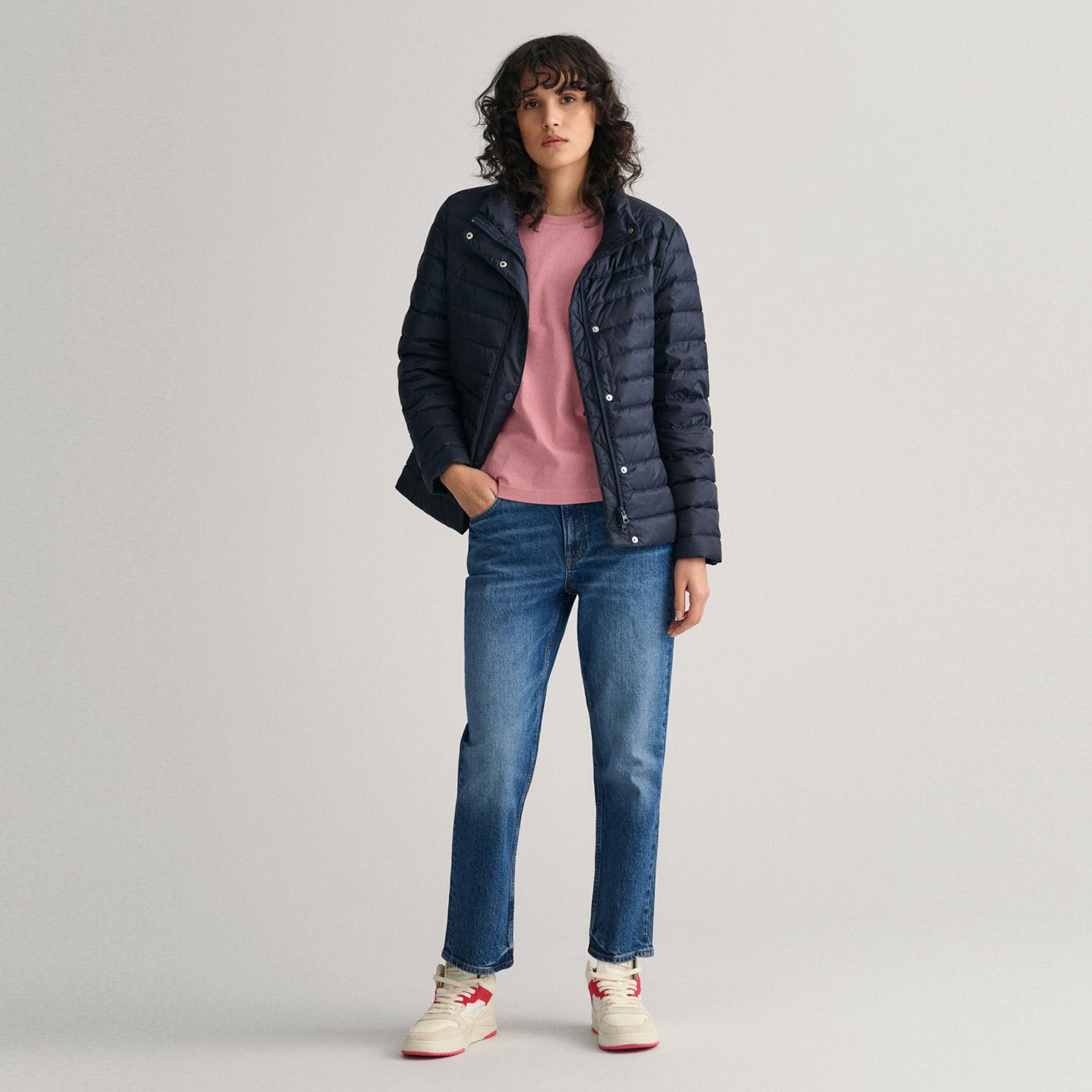 GANT Kadın Lacivert Dik Yaka Kaz Tüyü Mont