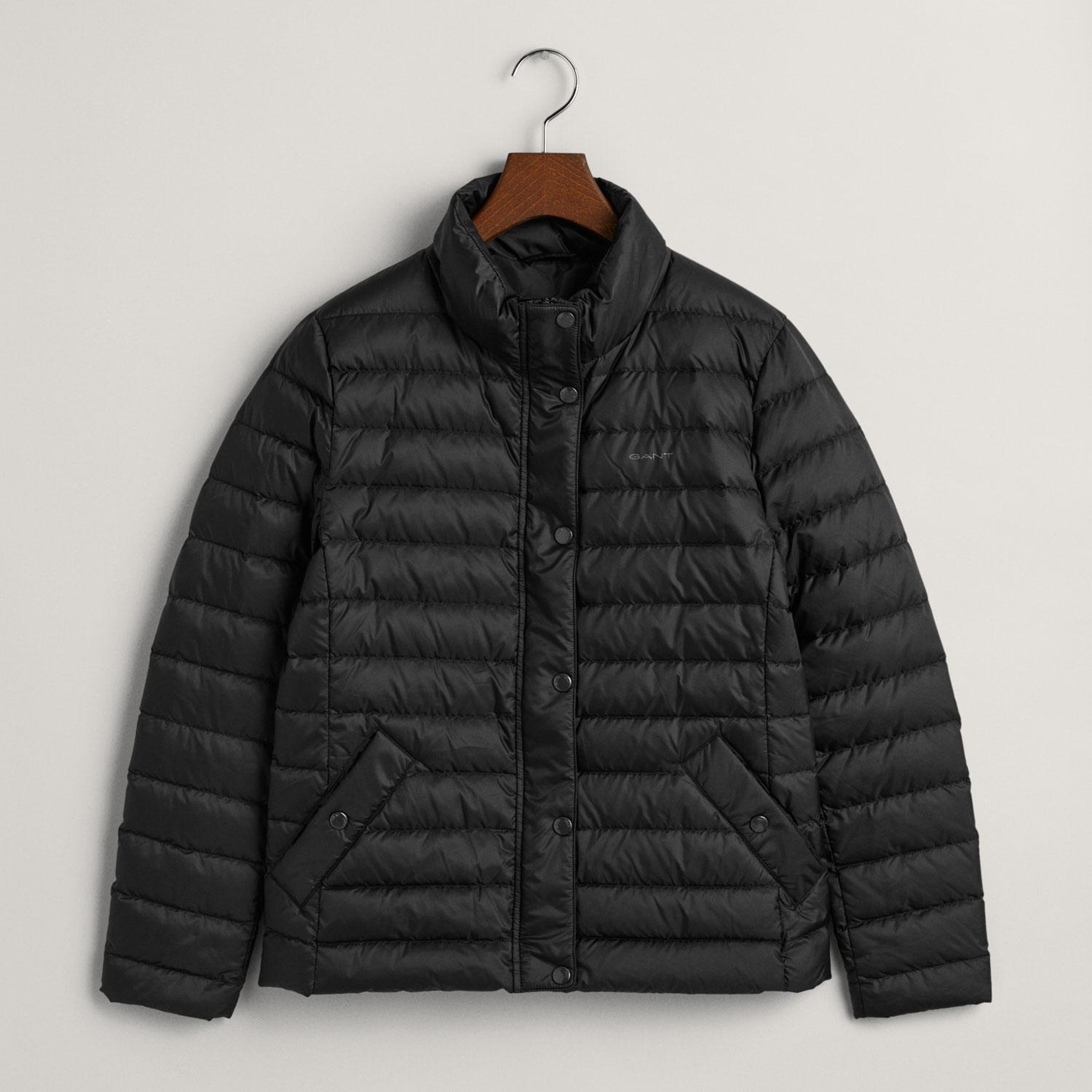 GANT Kadın Siyah Dik Yaka Kaz Tüyü Mont