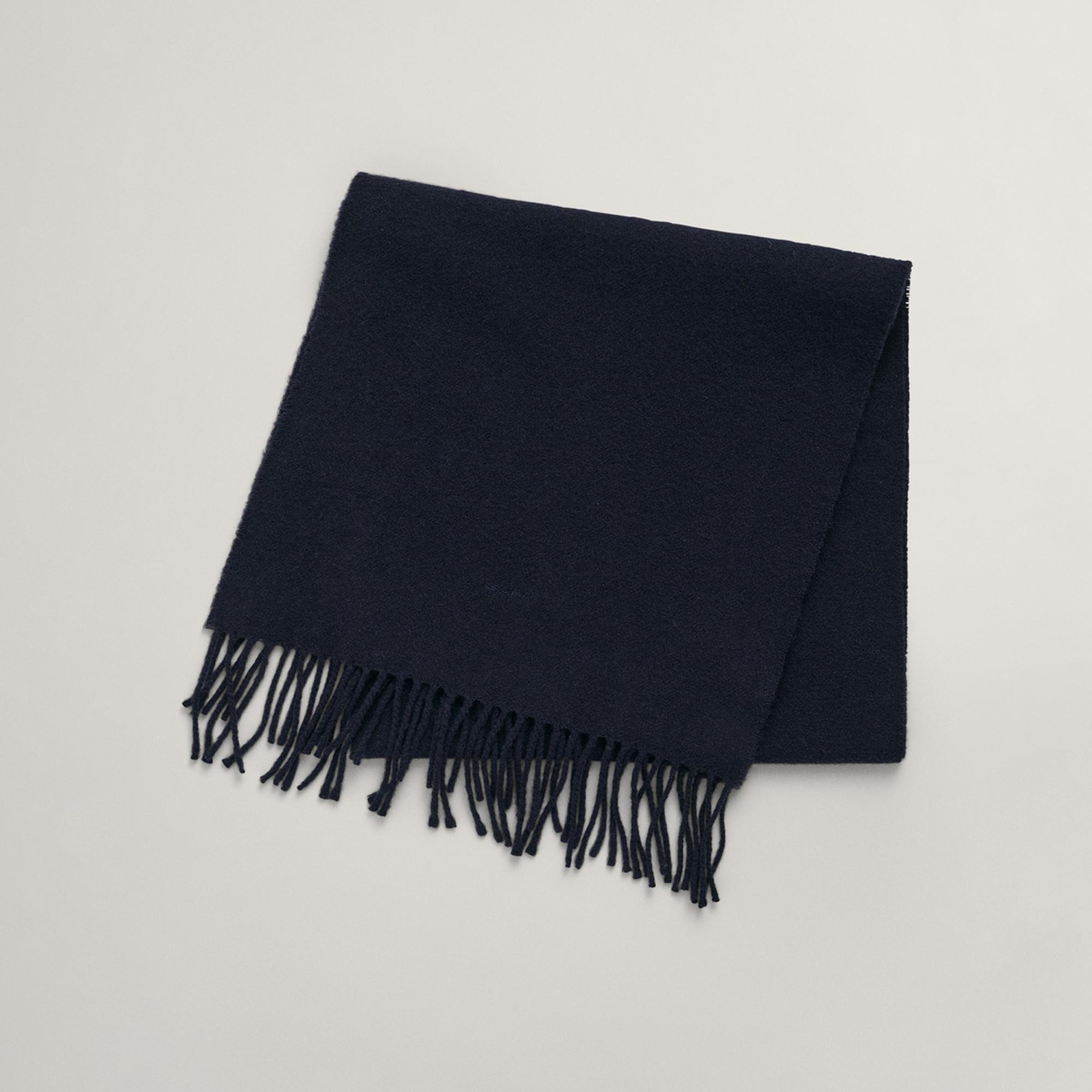 GANT Unisex Lacivert Logolu Atkı