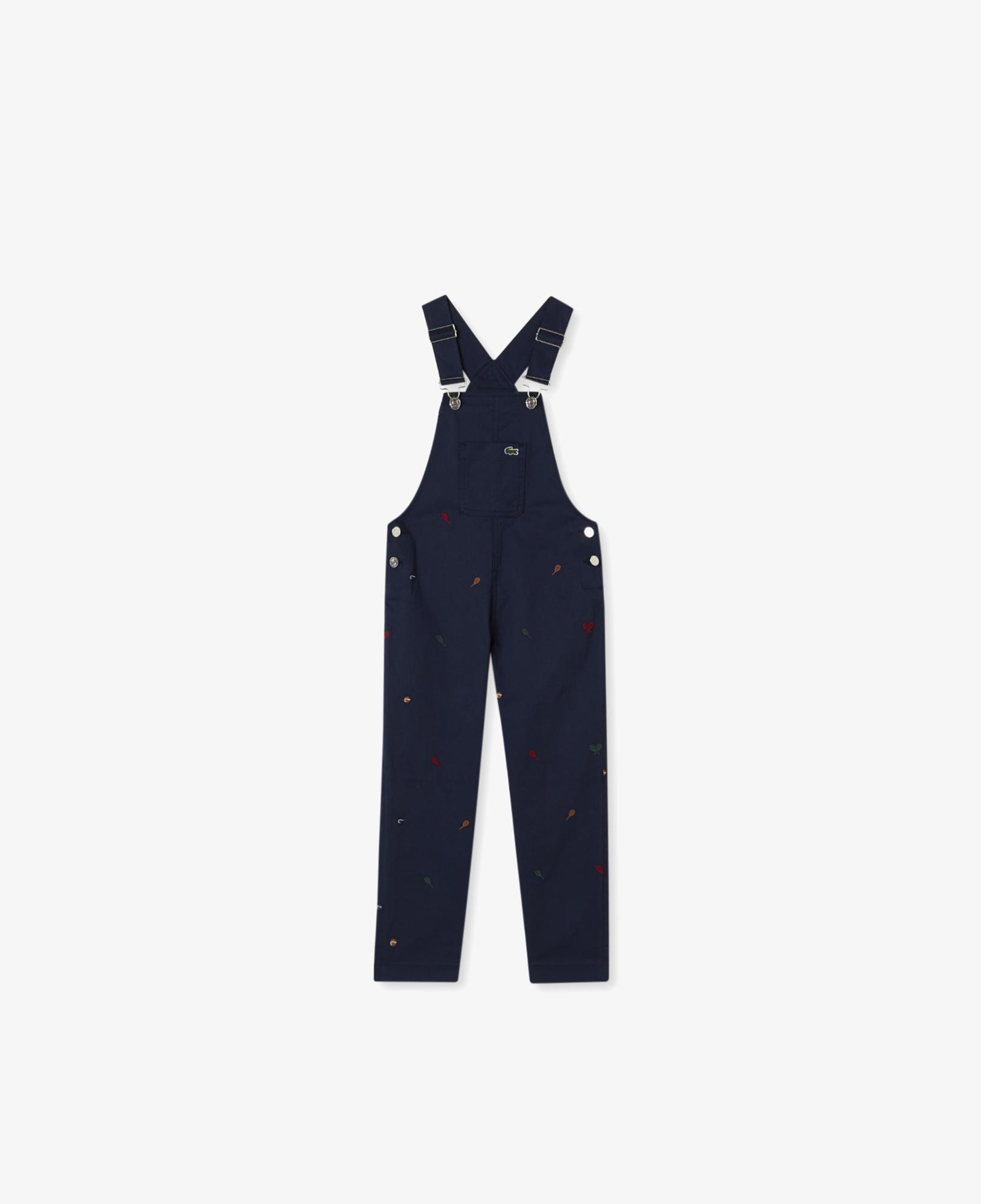Lacoste Kız Çocuk Desenli Lacivert Elbise