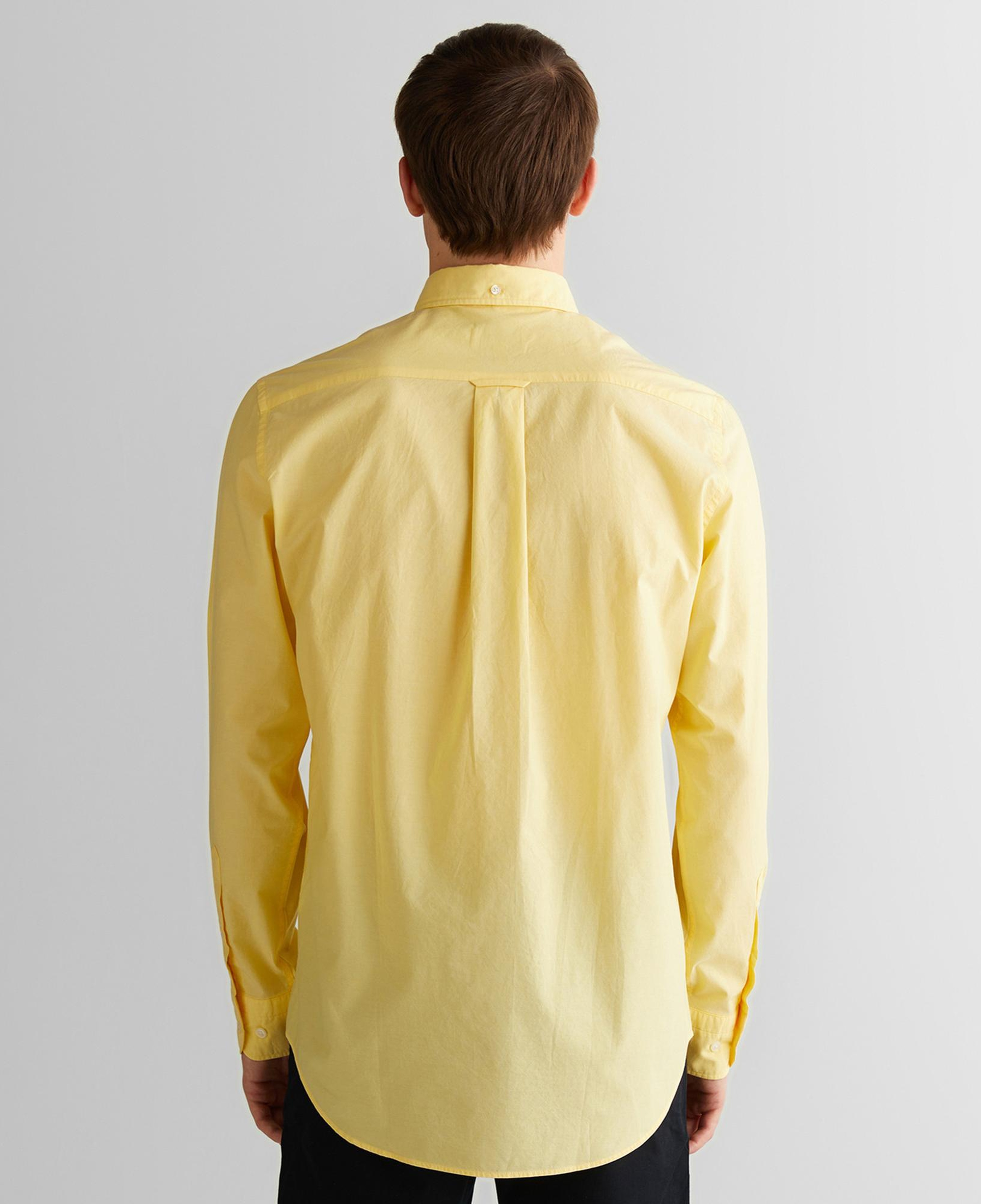 GANT Erkek Sarı Regular Fit Düğmeli Yaka Poplin Gömlek
