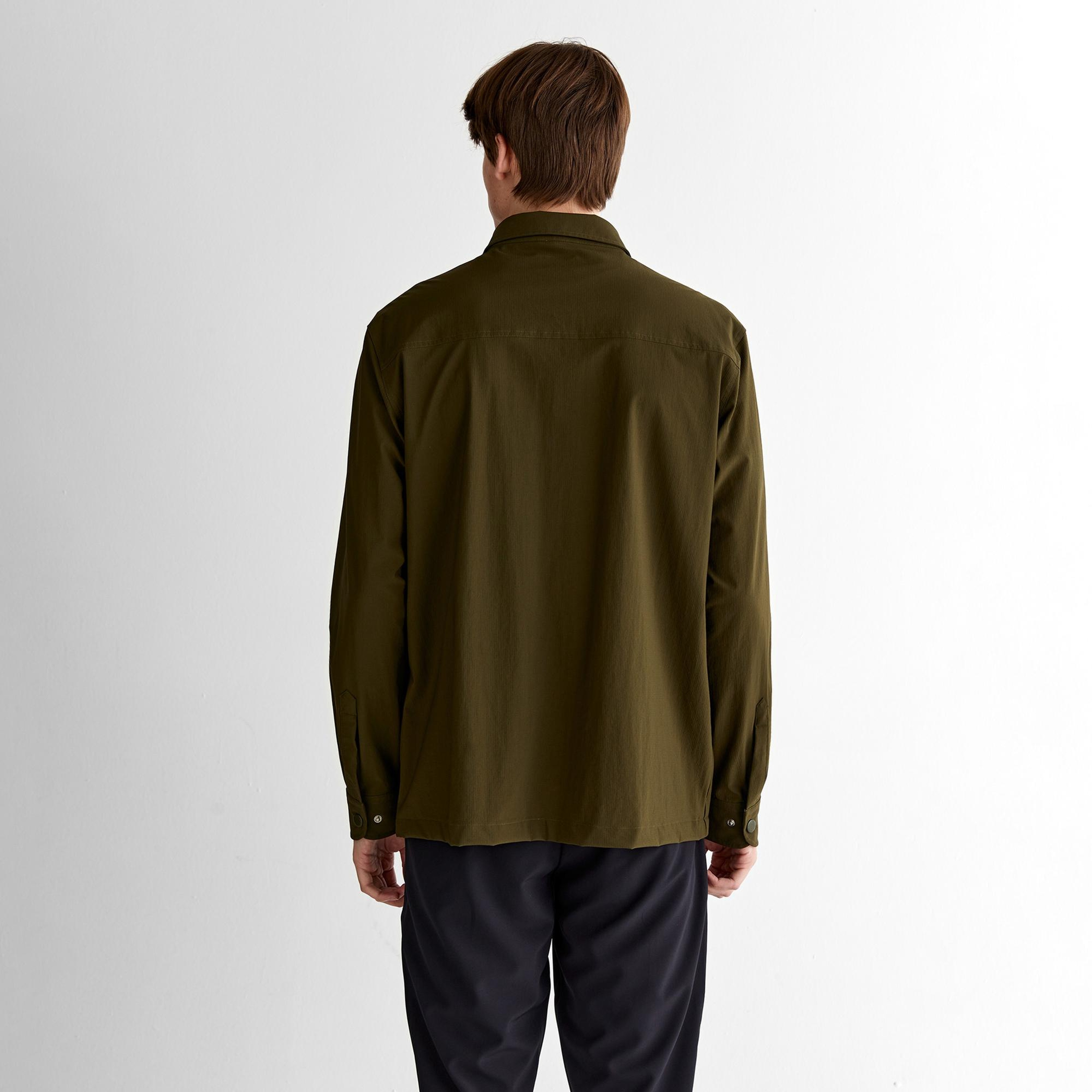 GANT Erkek Yeşil Relaxed Fit Klasik Yaka Gömlek